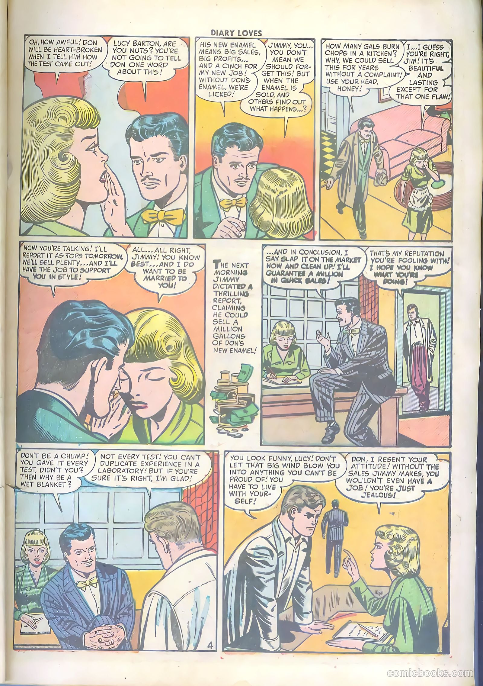Diary Loves #13 (1951) — page 15 of 36