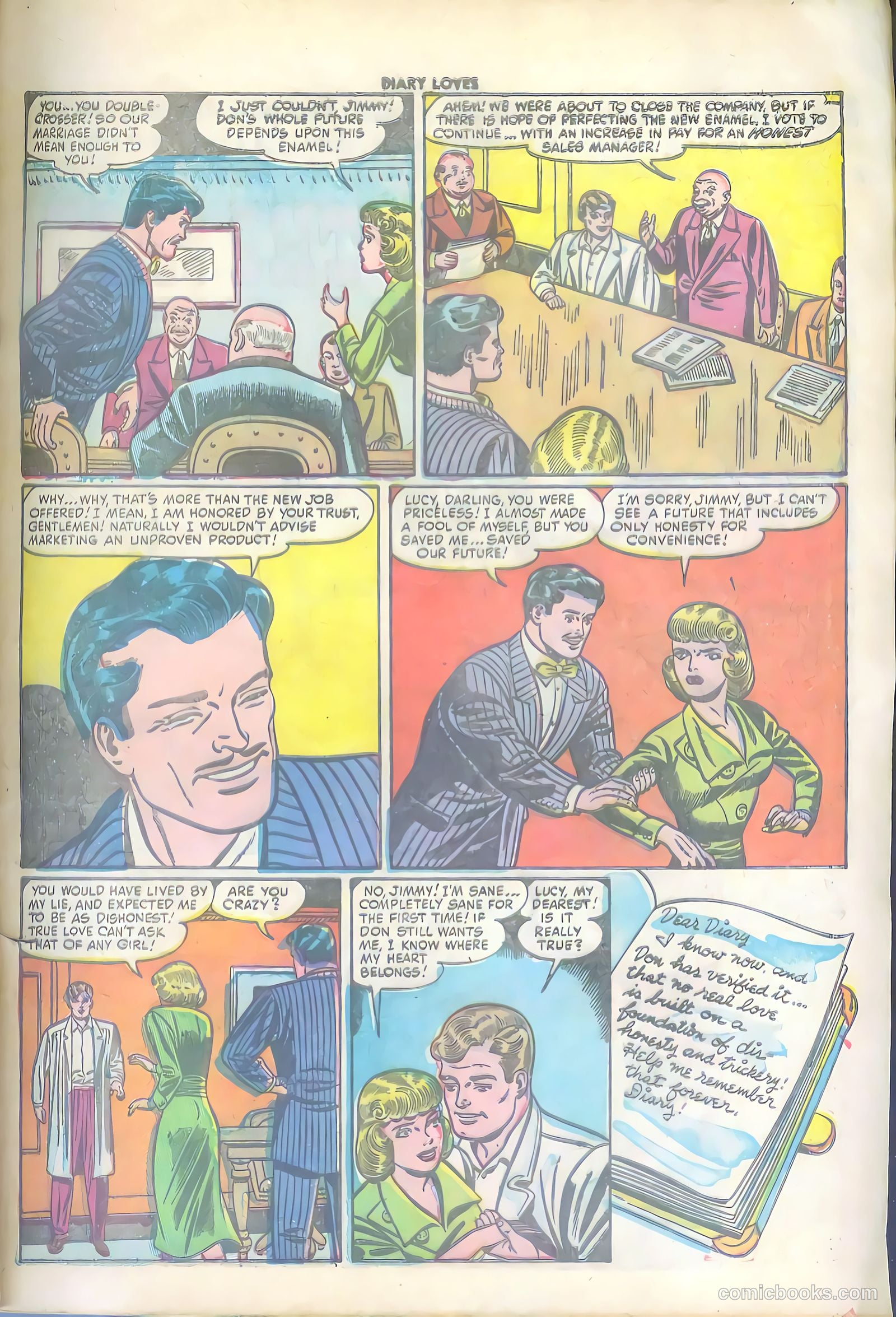 Diary Loves #13 (1951) — page 17 of 36