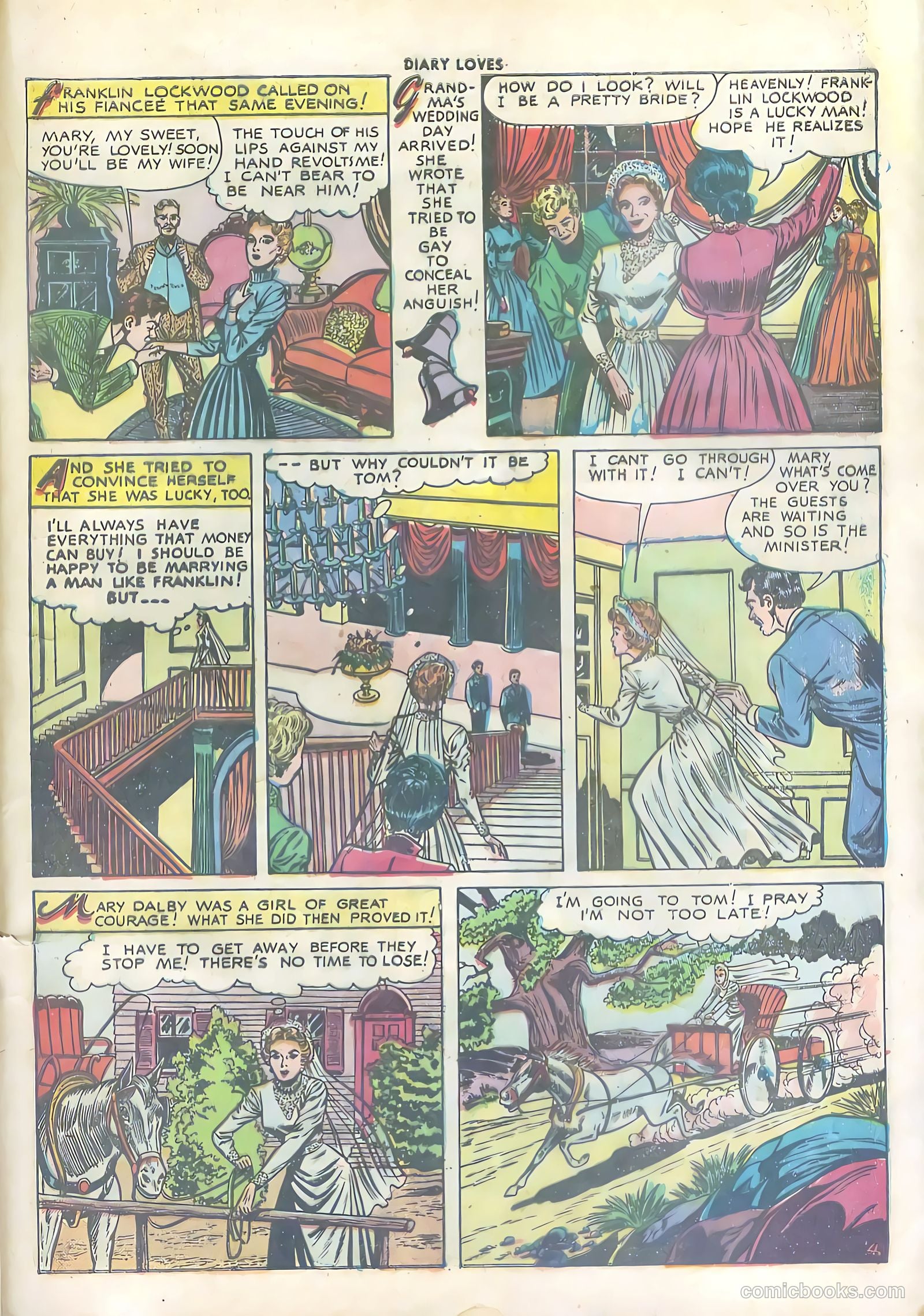 Diary Loves #13 (1951) — page 21 of 36