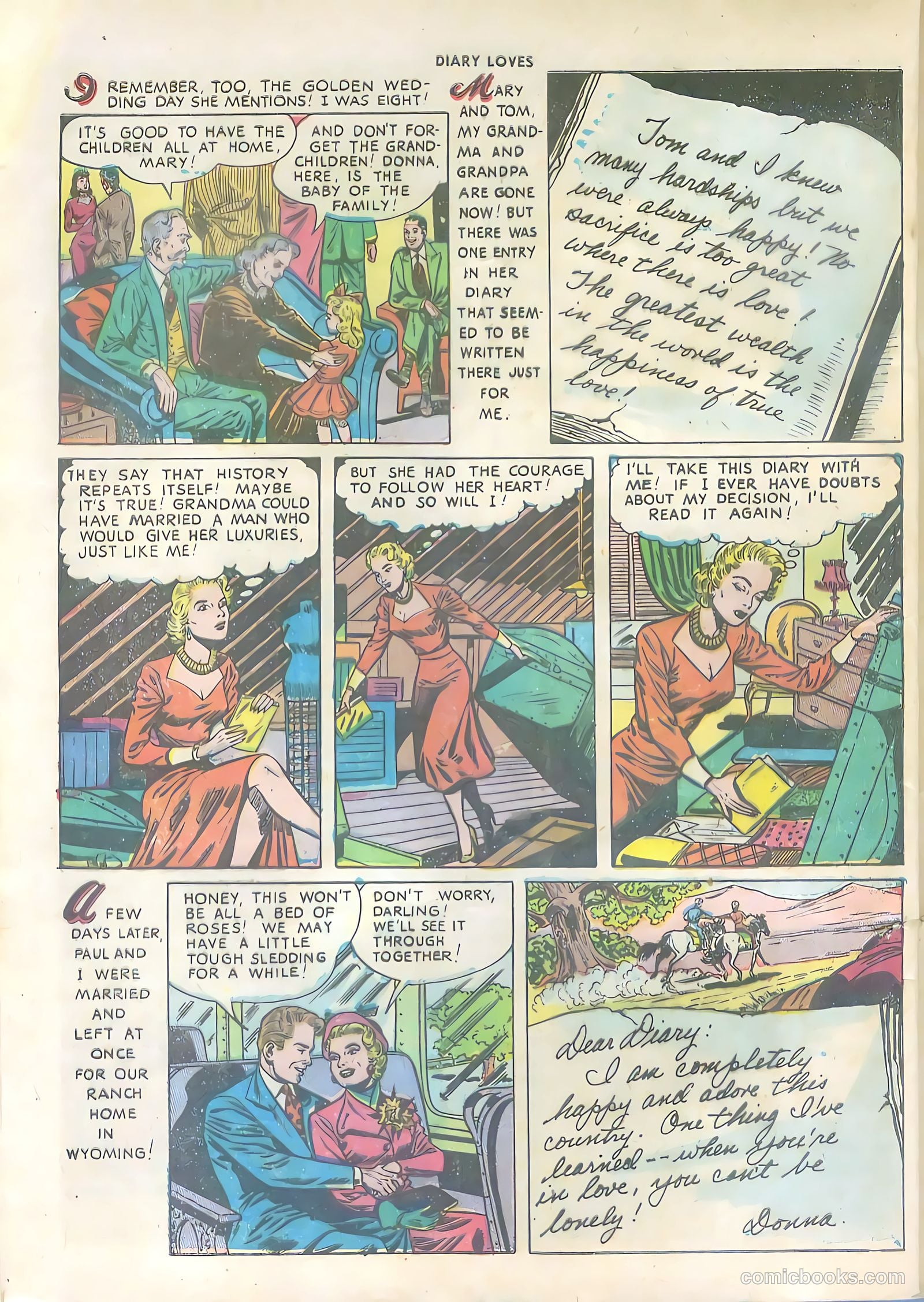 Diary Loves #13 (1951) — page 24 of 36