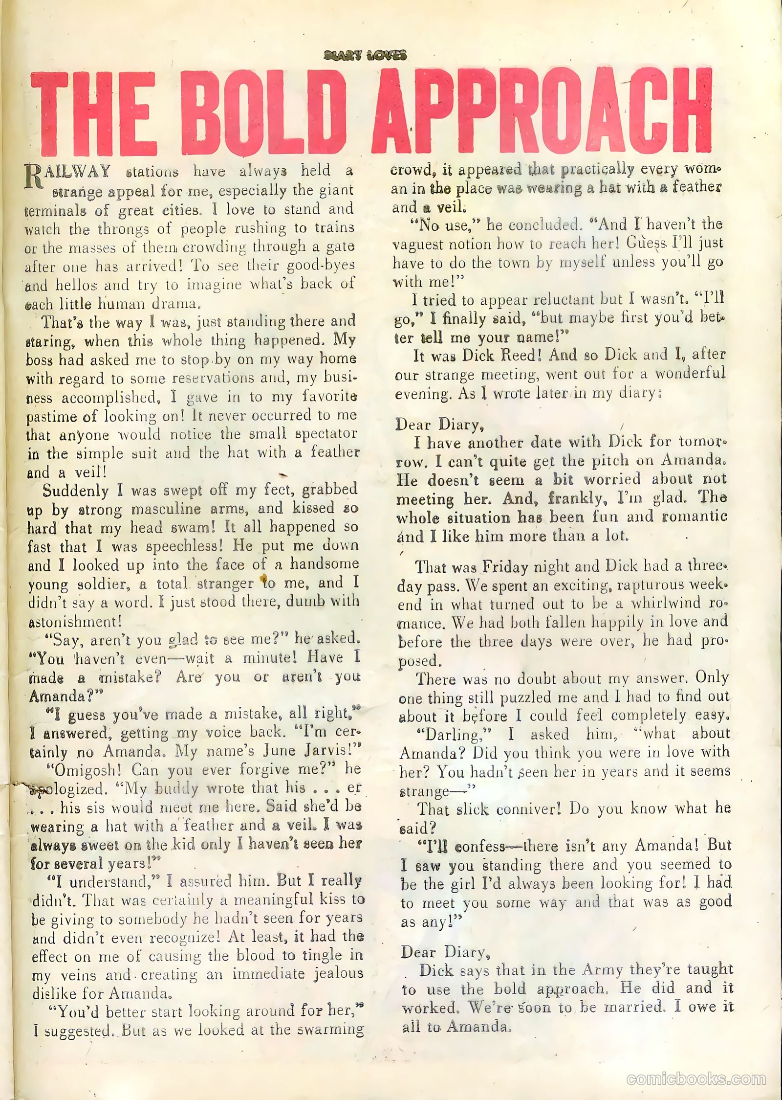 Diary Loves #13 (1951) — page 25 of 36