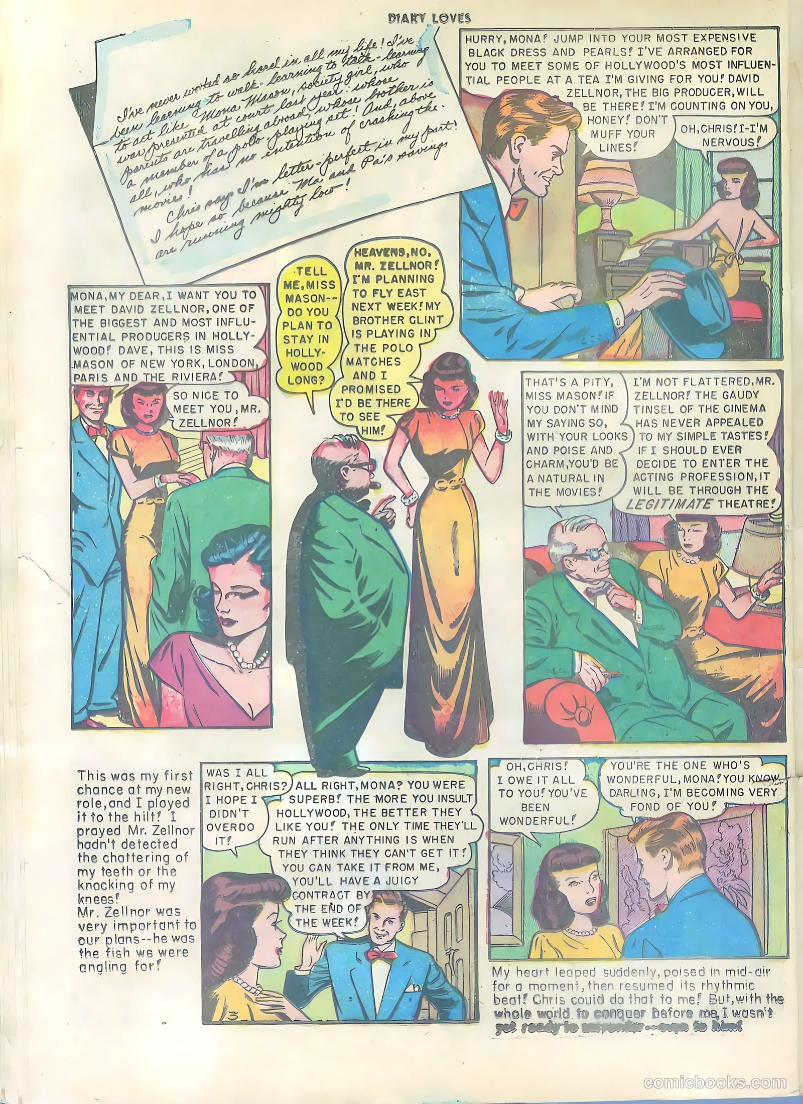 Diary Loves #13 (1951) — page 28 of 36