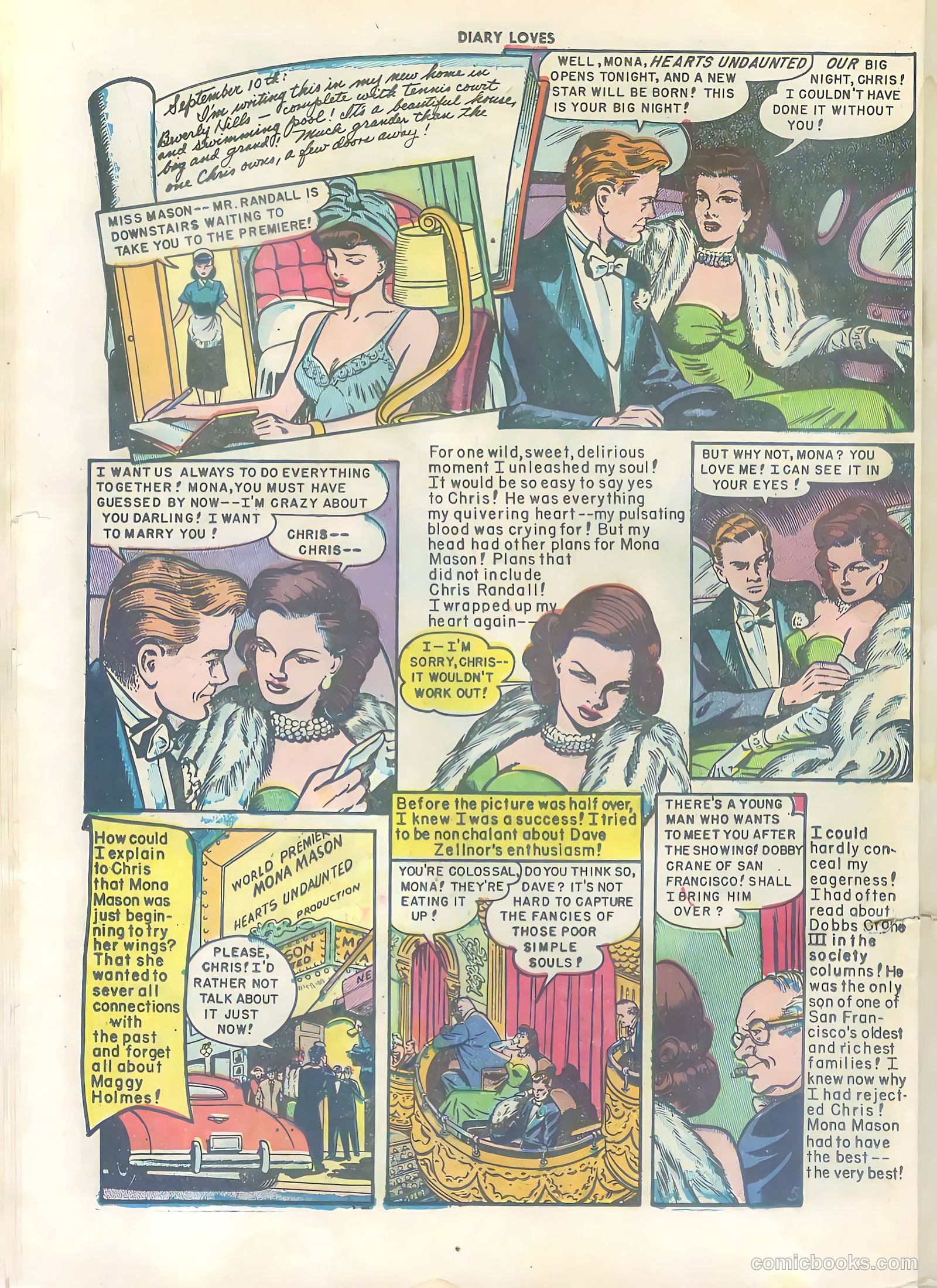 Diary Loves #13 (1951) — page 30 of 36