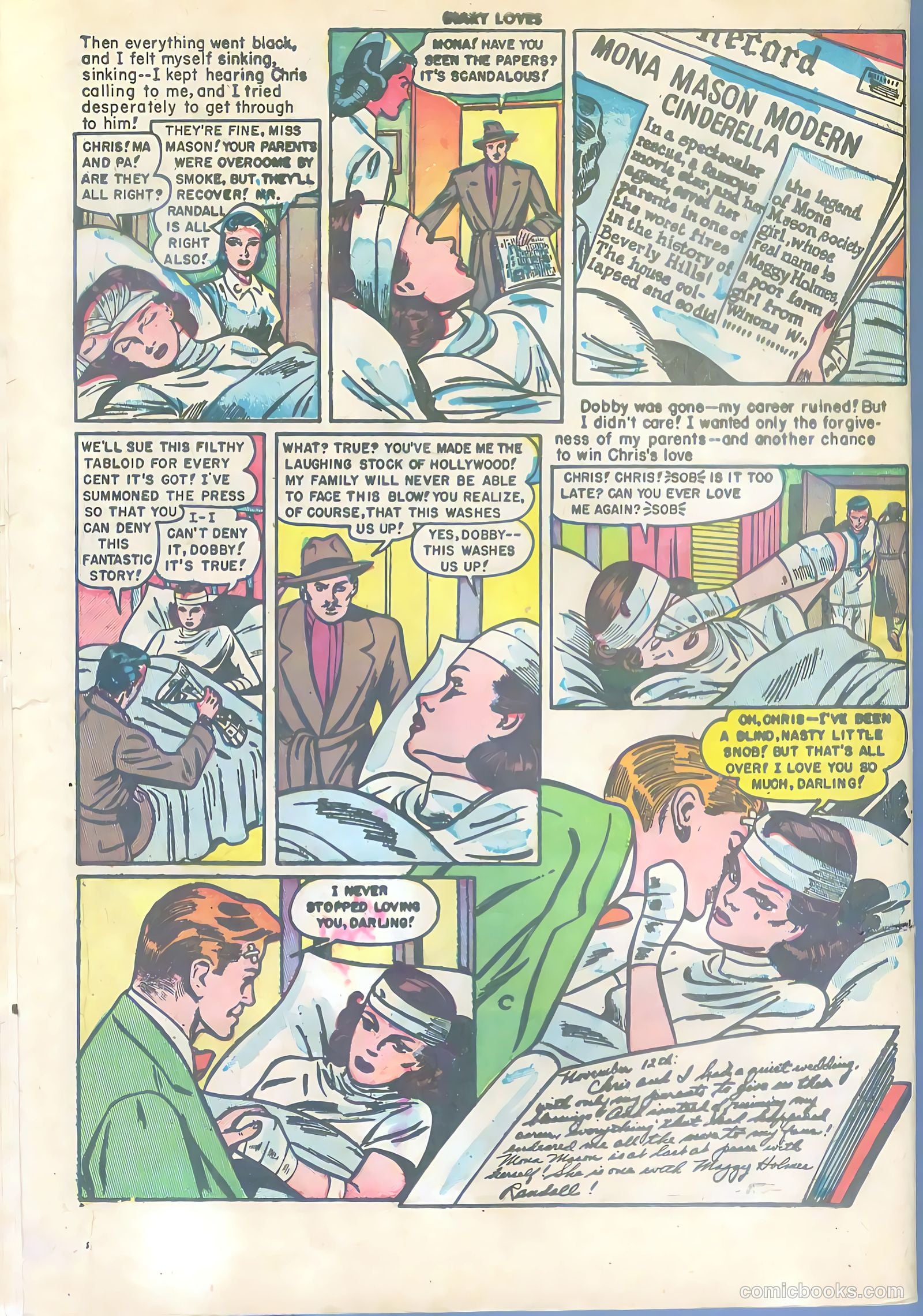 Diary Loves #13 (1951) — page 34 of 36