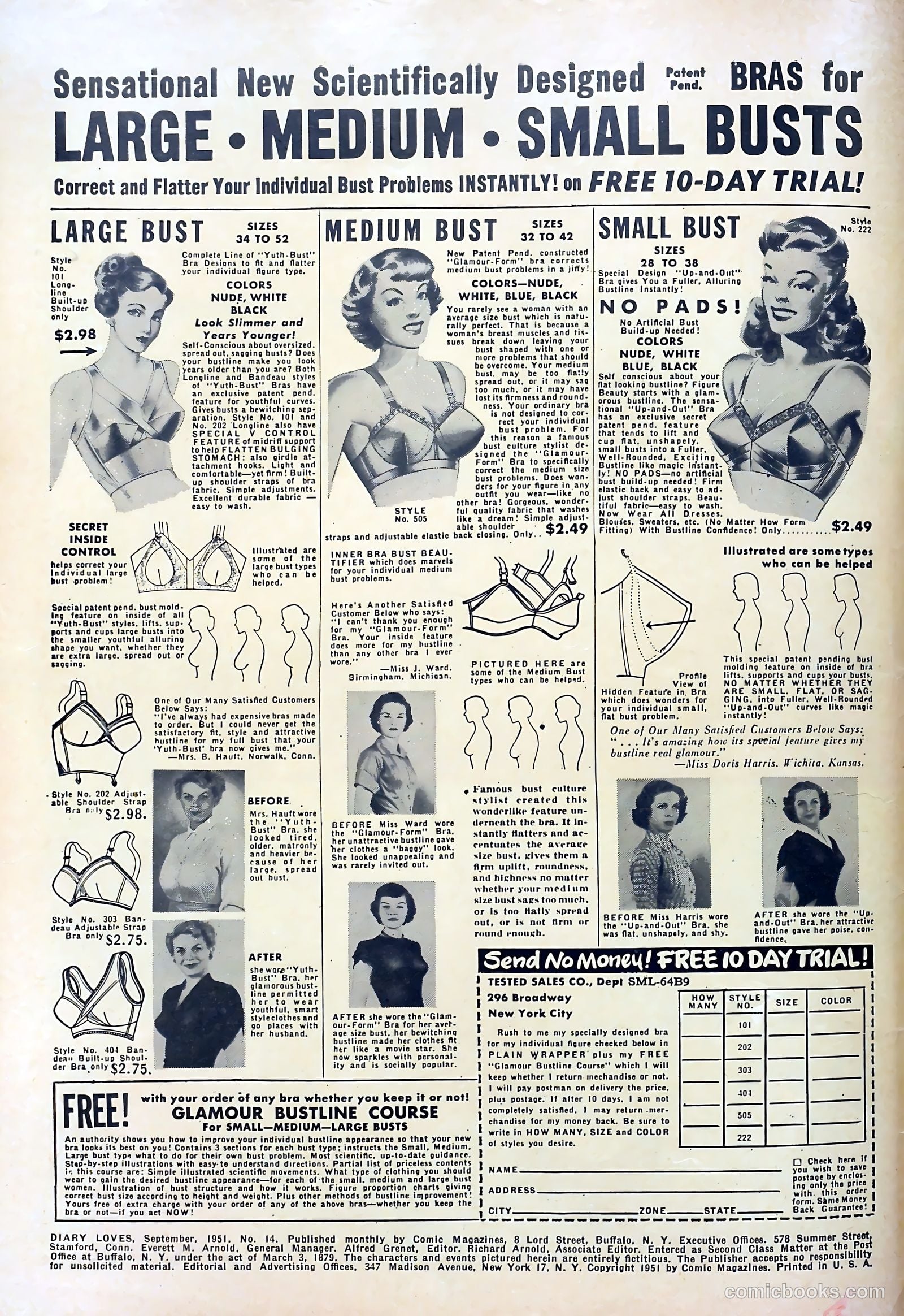 Diary Loves #14 (1951) — page 2 of 36