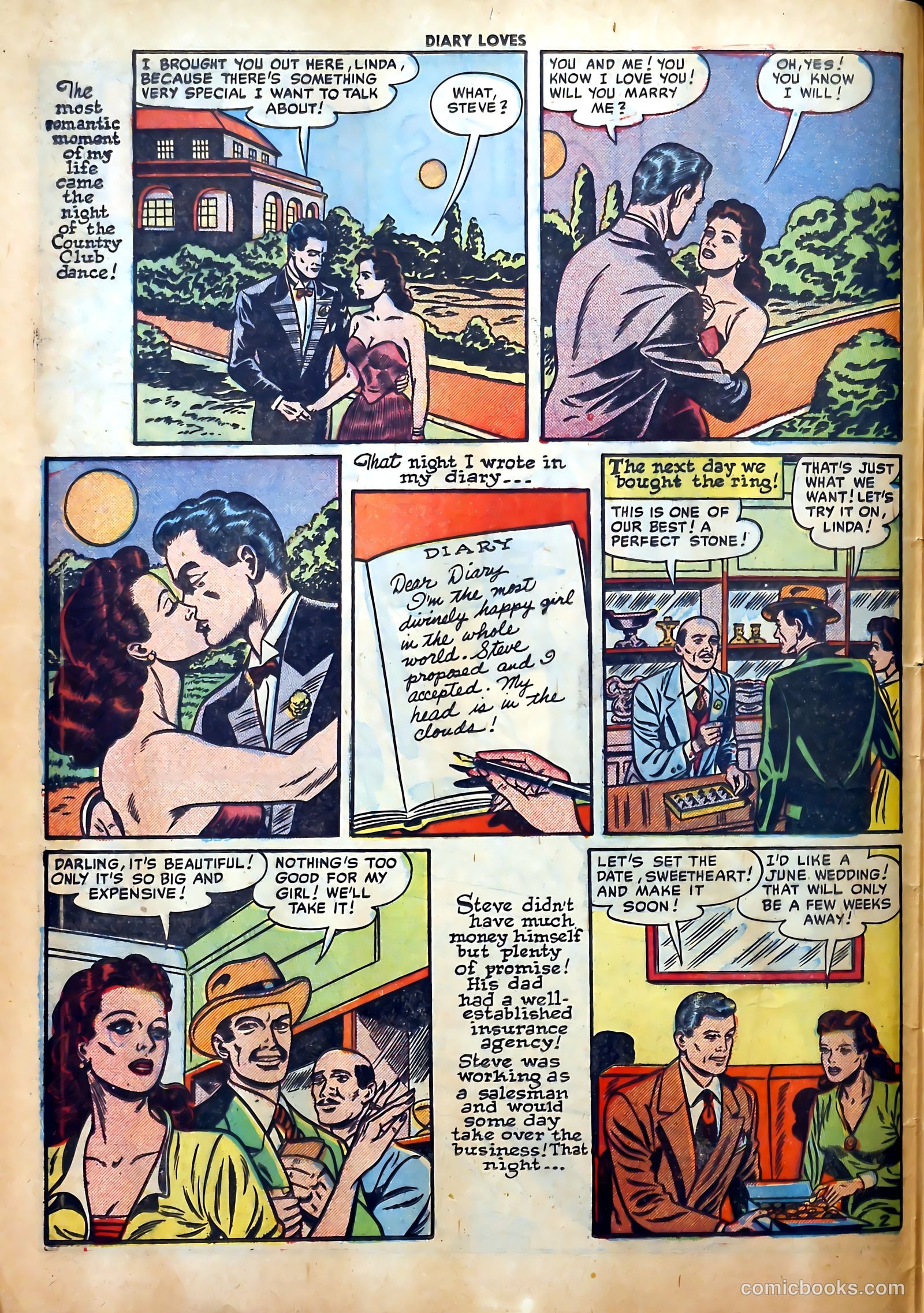 Diary Loves #14 (1951) — page 4 of 36