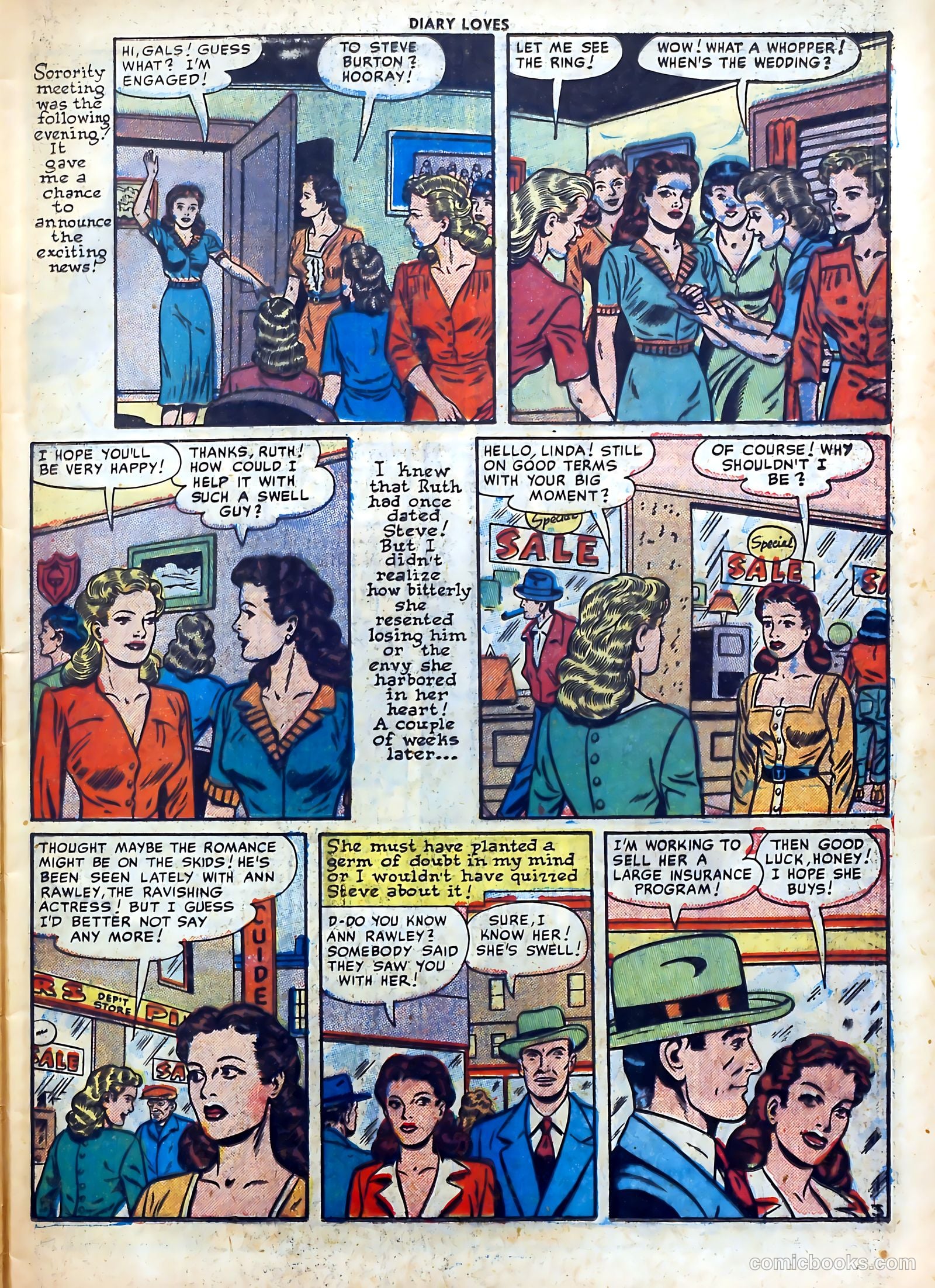 Diary Loves #14 (1951) — page 5 of 36