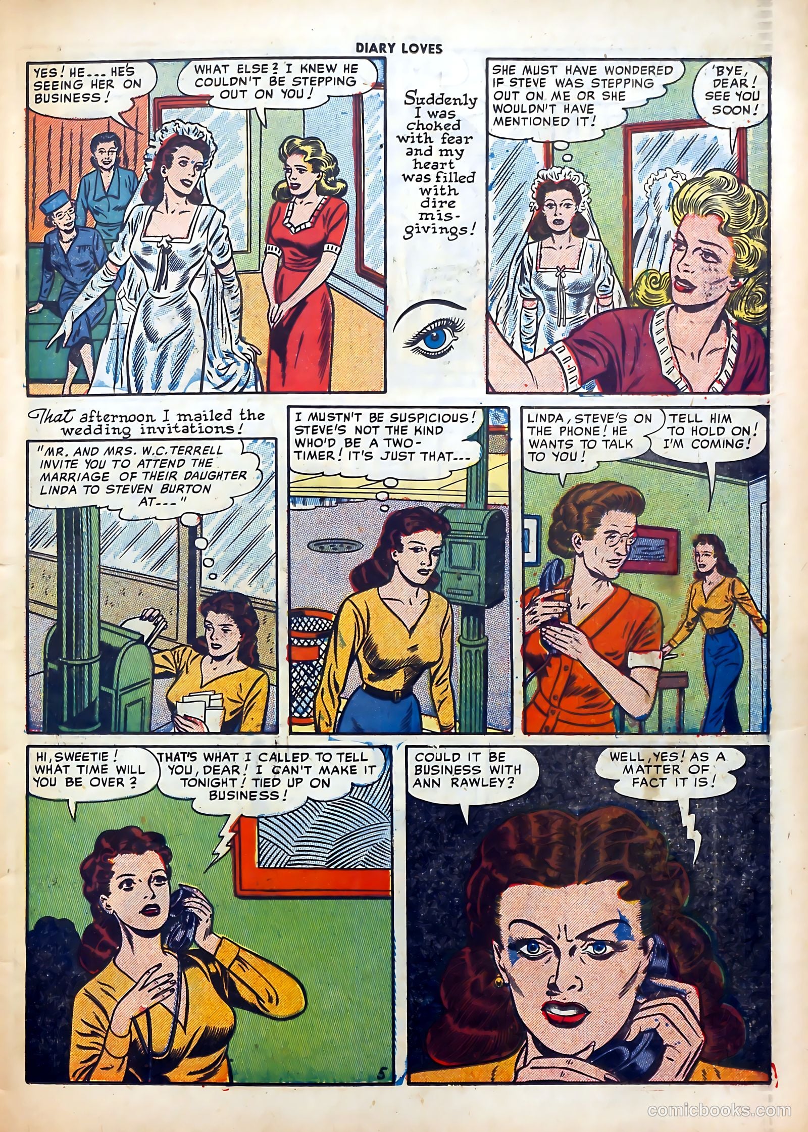 Diary Loves #14 (1951) — page 7 of 36