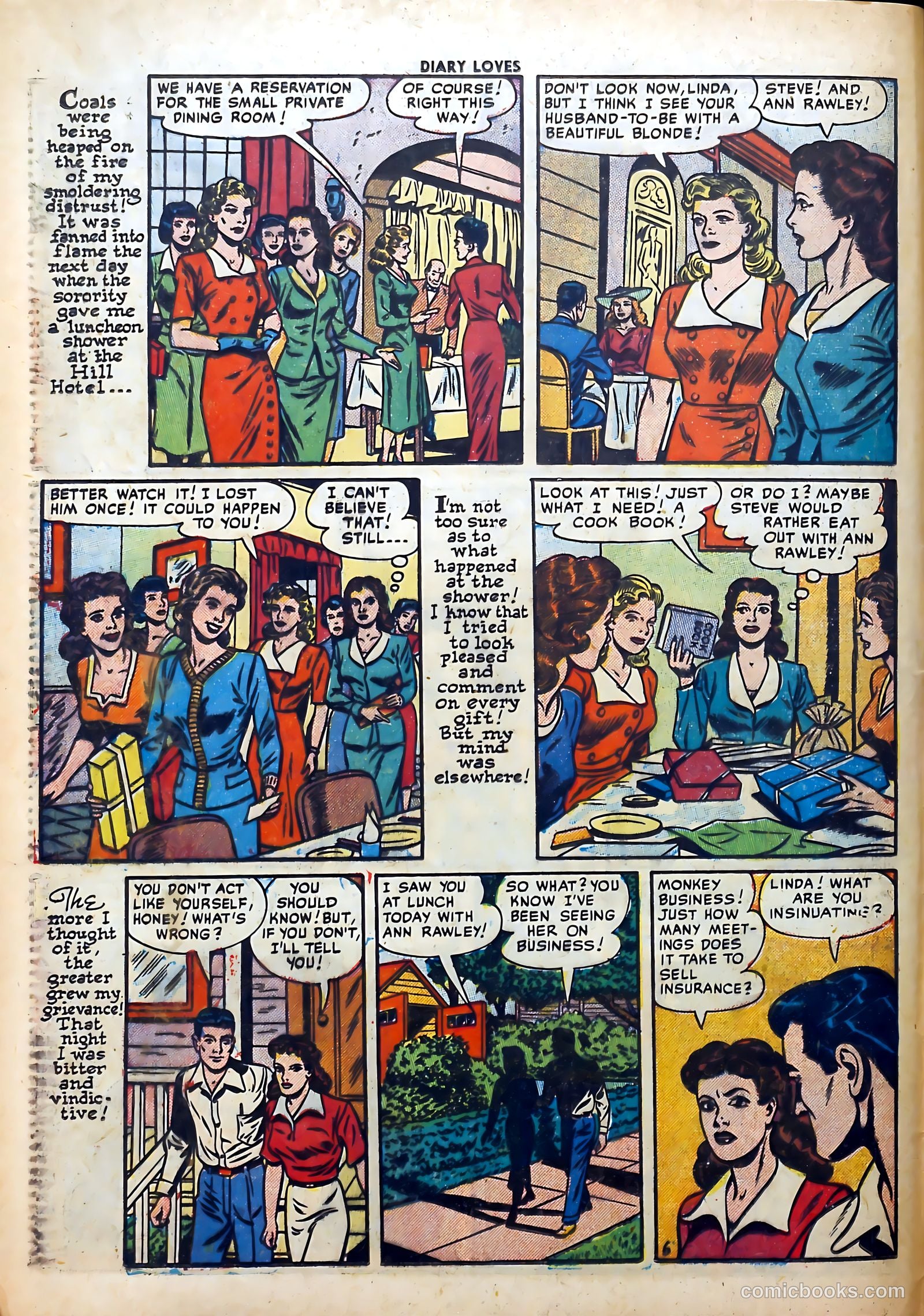 Diary Loves #14 (1951) — page 8 of 36