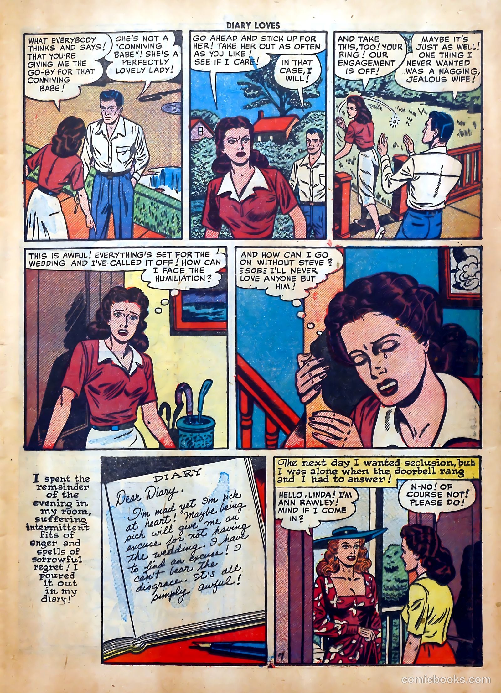 Diary Loves #14 (1951) — page 9 of 36