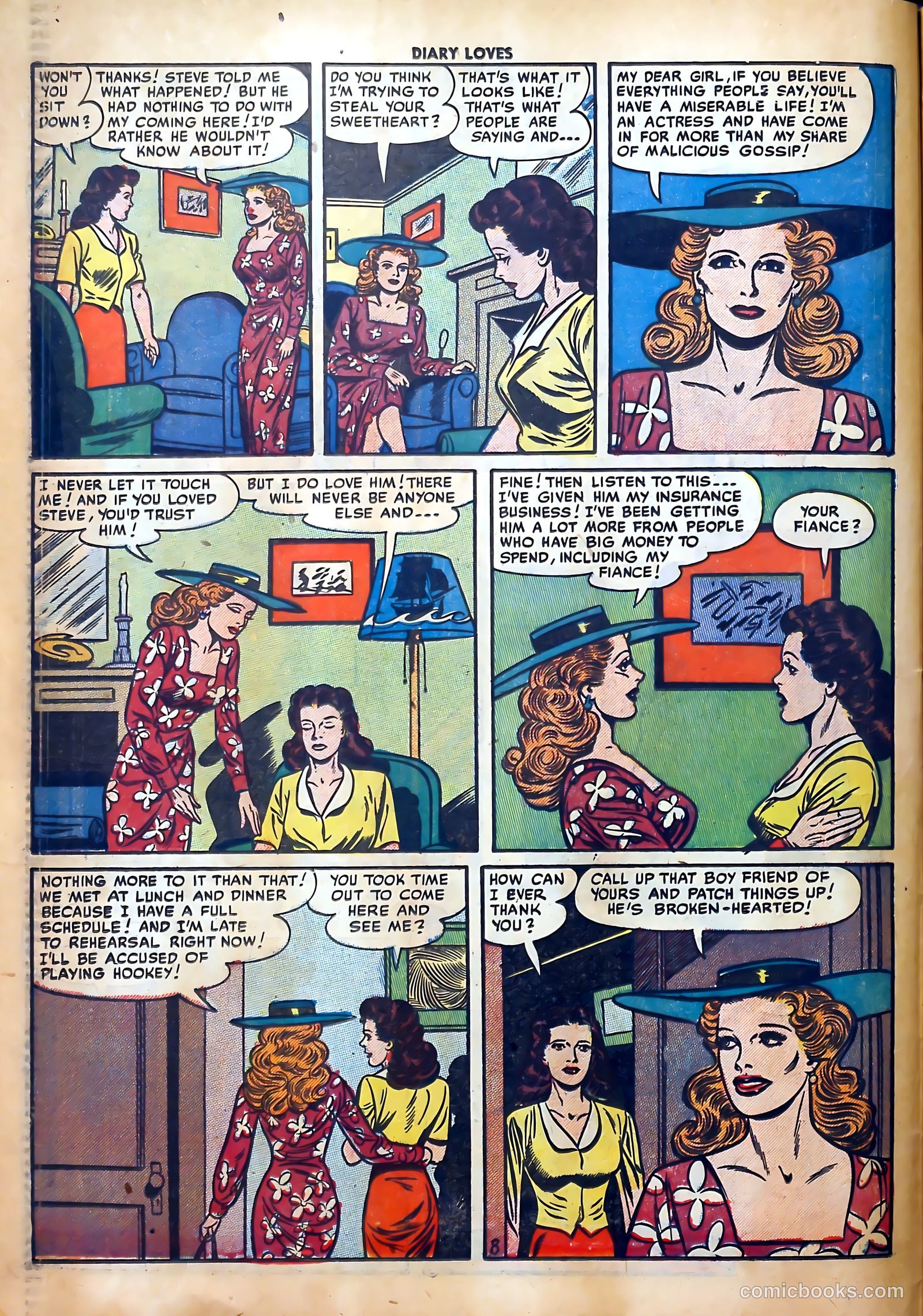 Diary Loves #14 (1951) — page 10 of 36