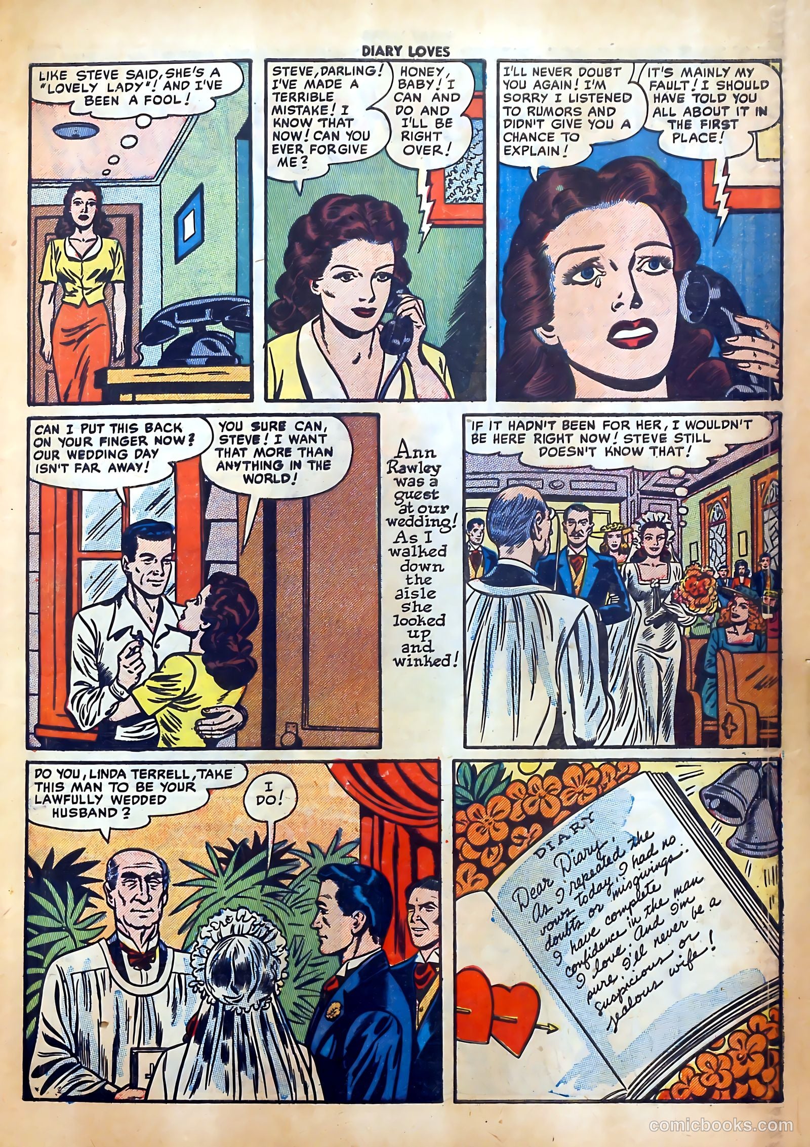 Diary Loves #14 (1951) — page 11 of 36
