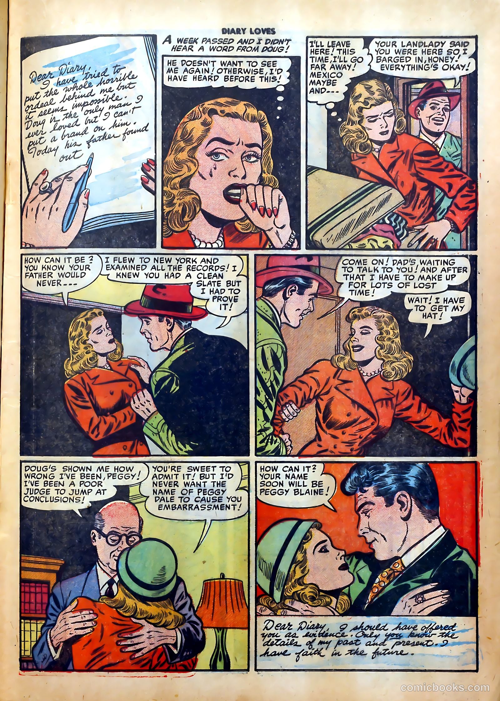 Diary Loves #14 (1951) — page 17 of 36