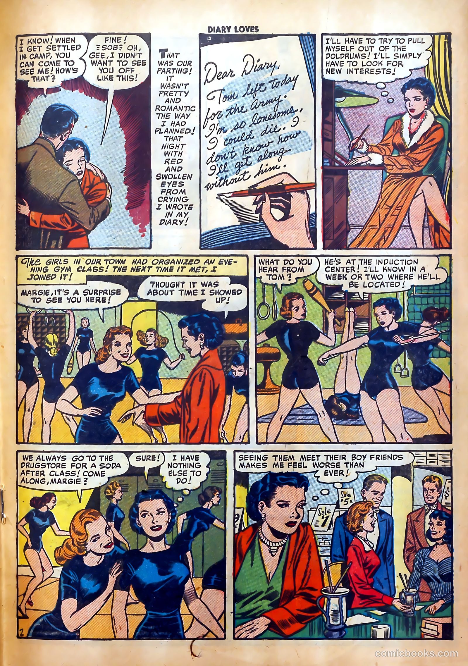 Diary Loves #14 (1951) — page 19 of 36