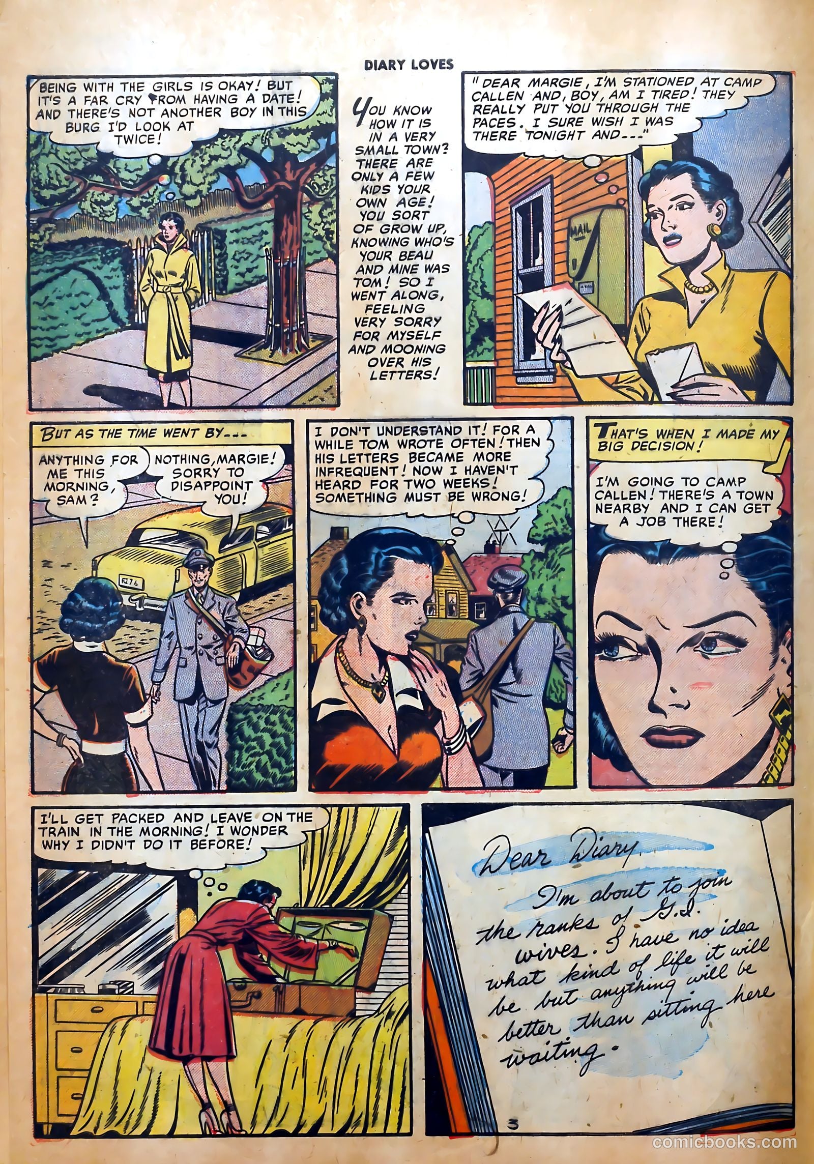 Diary Loves #14 (1951) — page 20 of 36