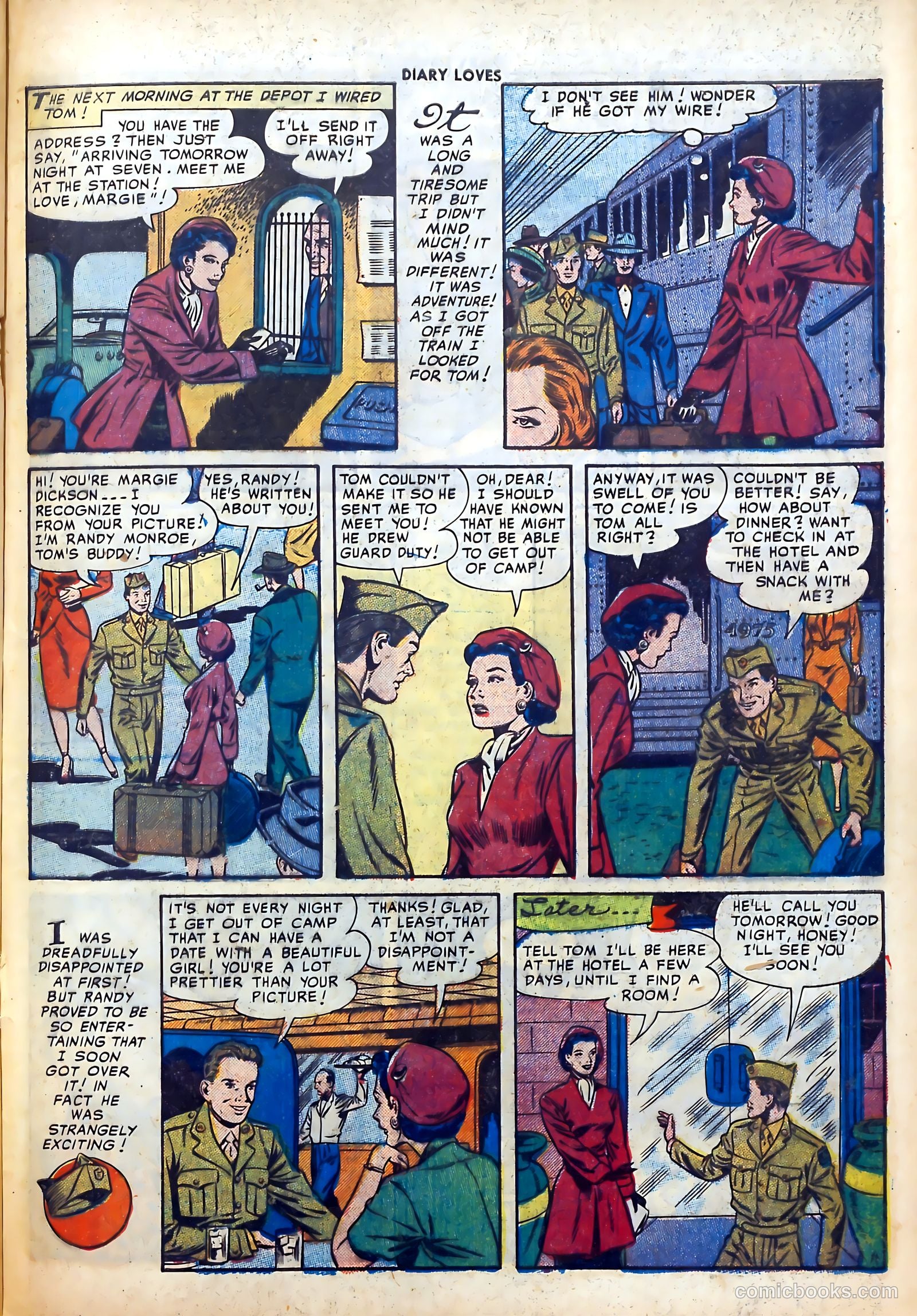Diary Loves #14 (1951) — page 21 of 36