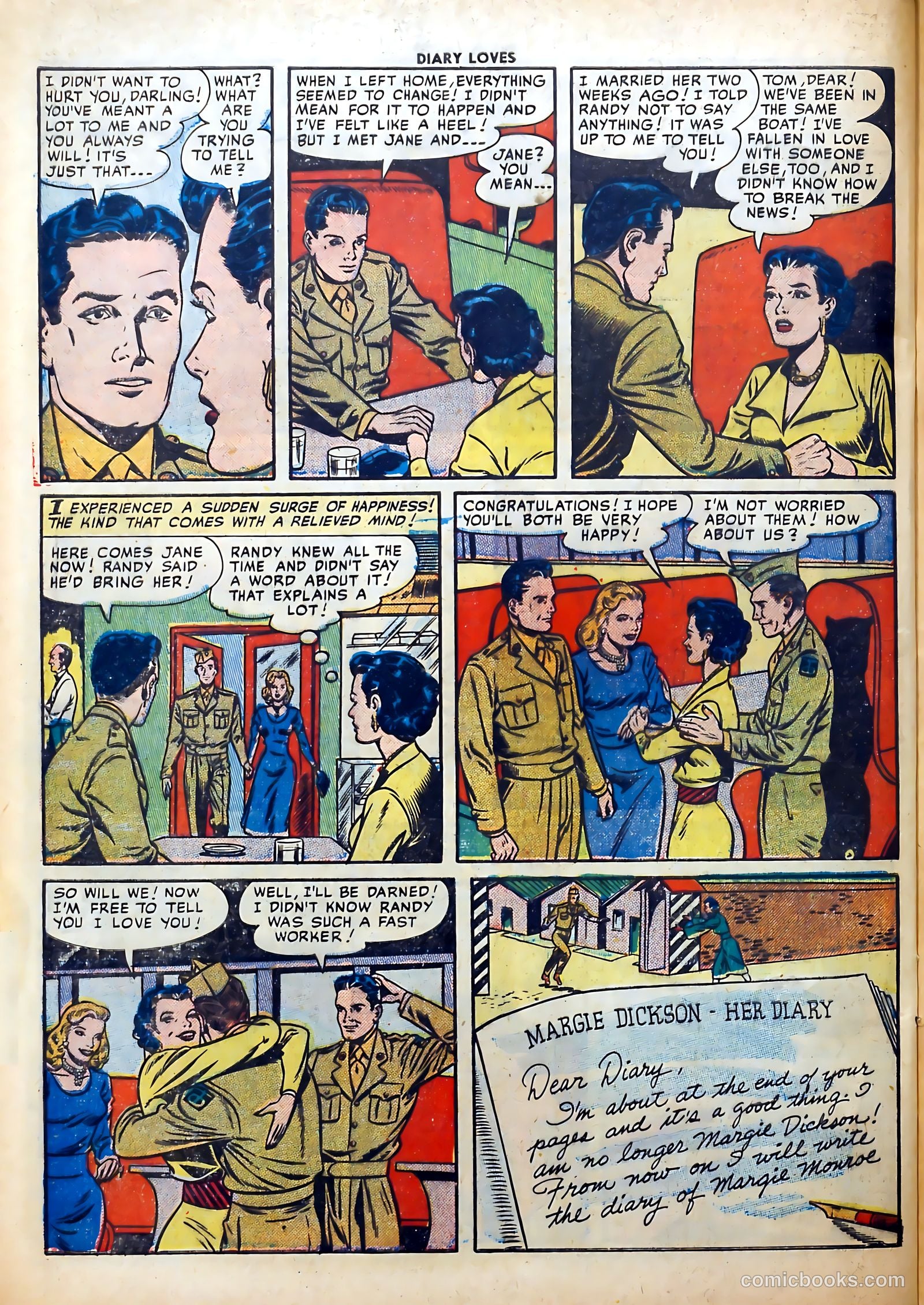Diary Loves #14 (1951) — page 24 of 36