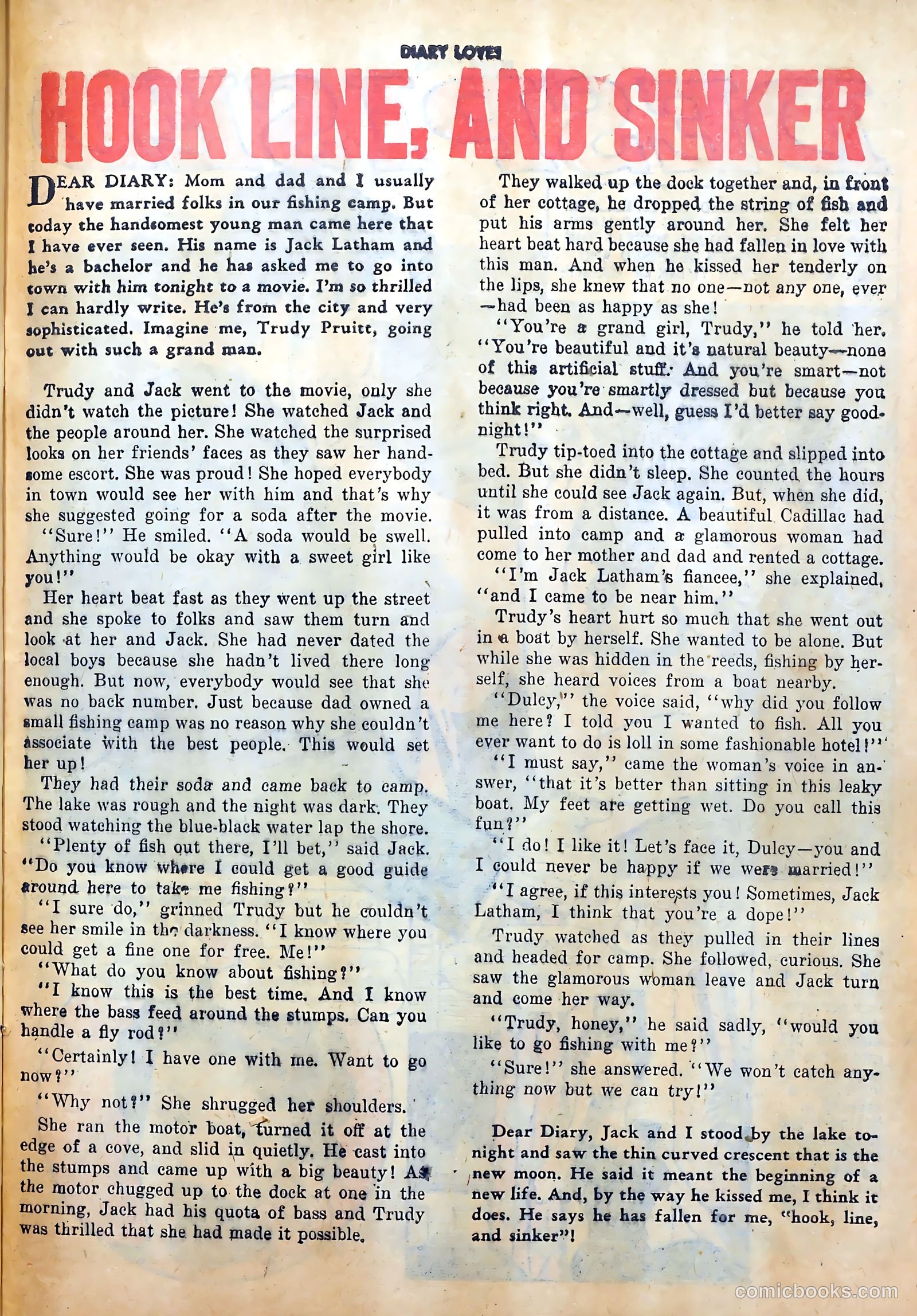Diary Loves #14 (1951) — page 25 of 36