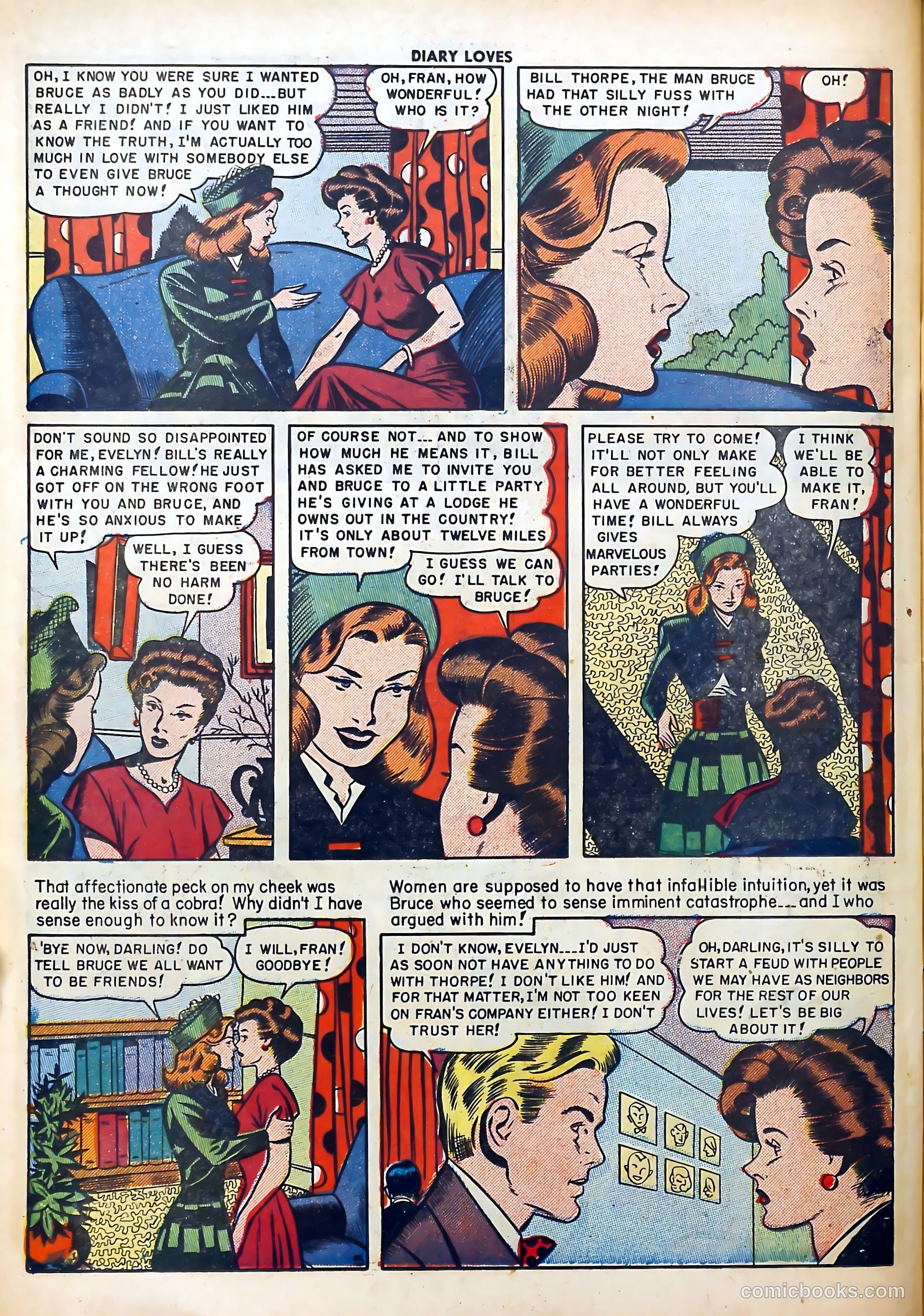 Diary Loves #14 (1951) — page 30 of 36