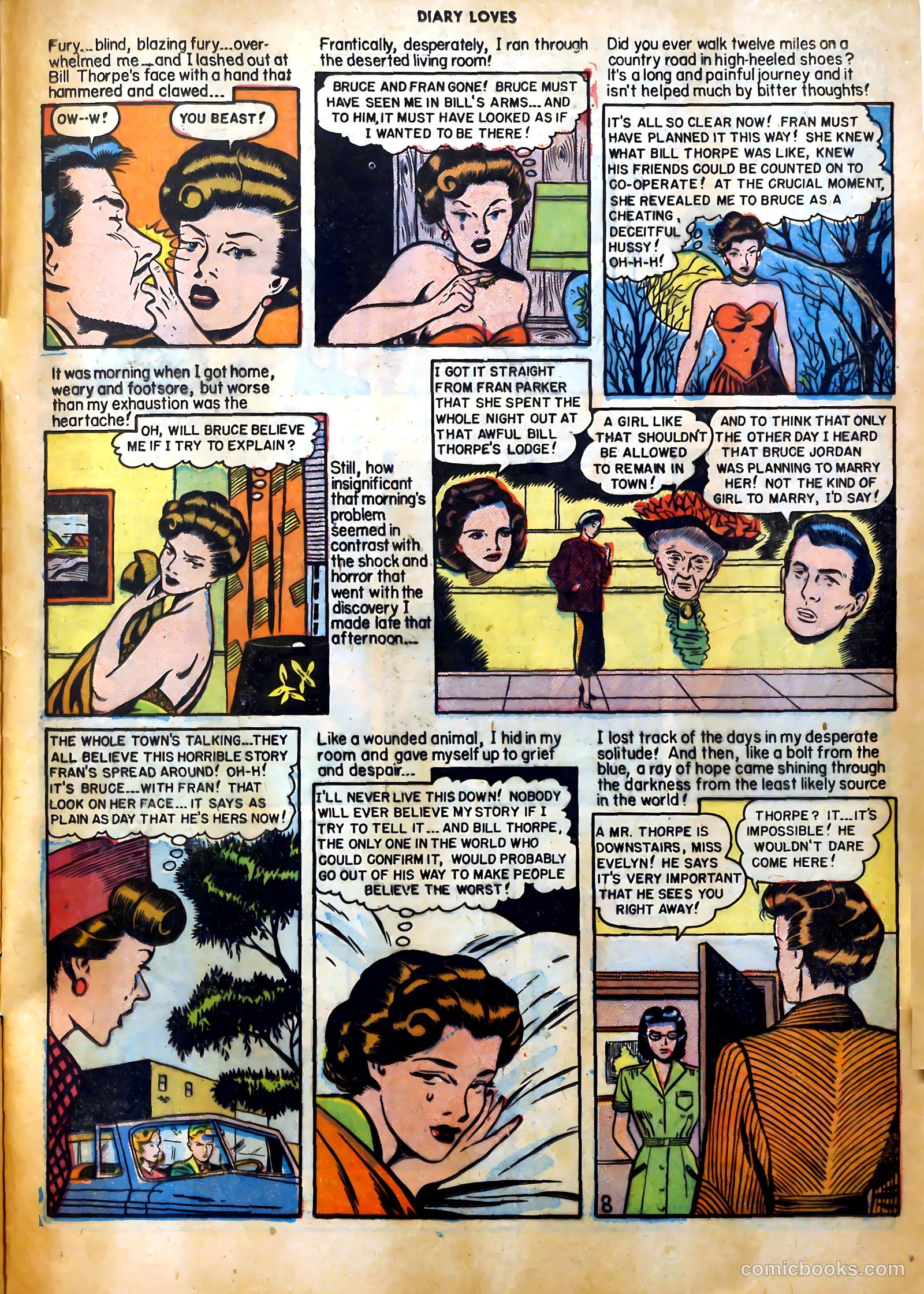 Diary Loves #14 (1951) — page 33 of 36