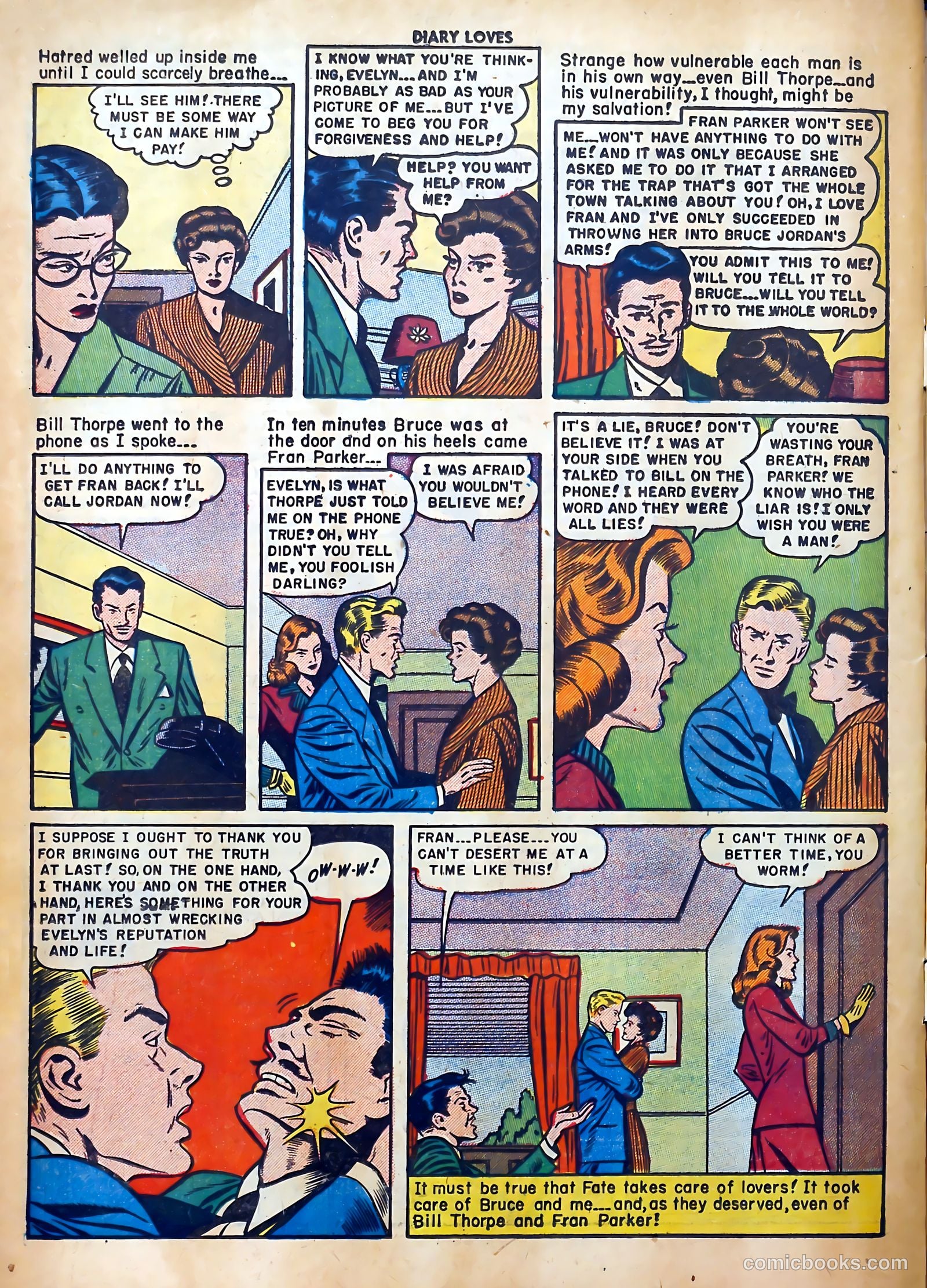 Diary Loves #14 (1951) — page 34 of 36