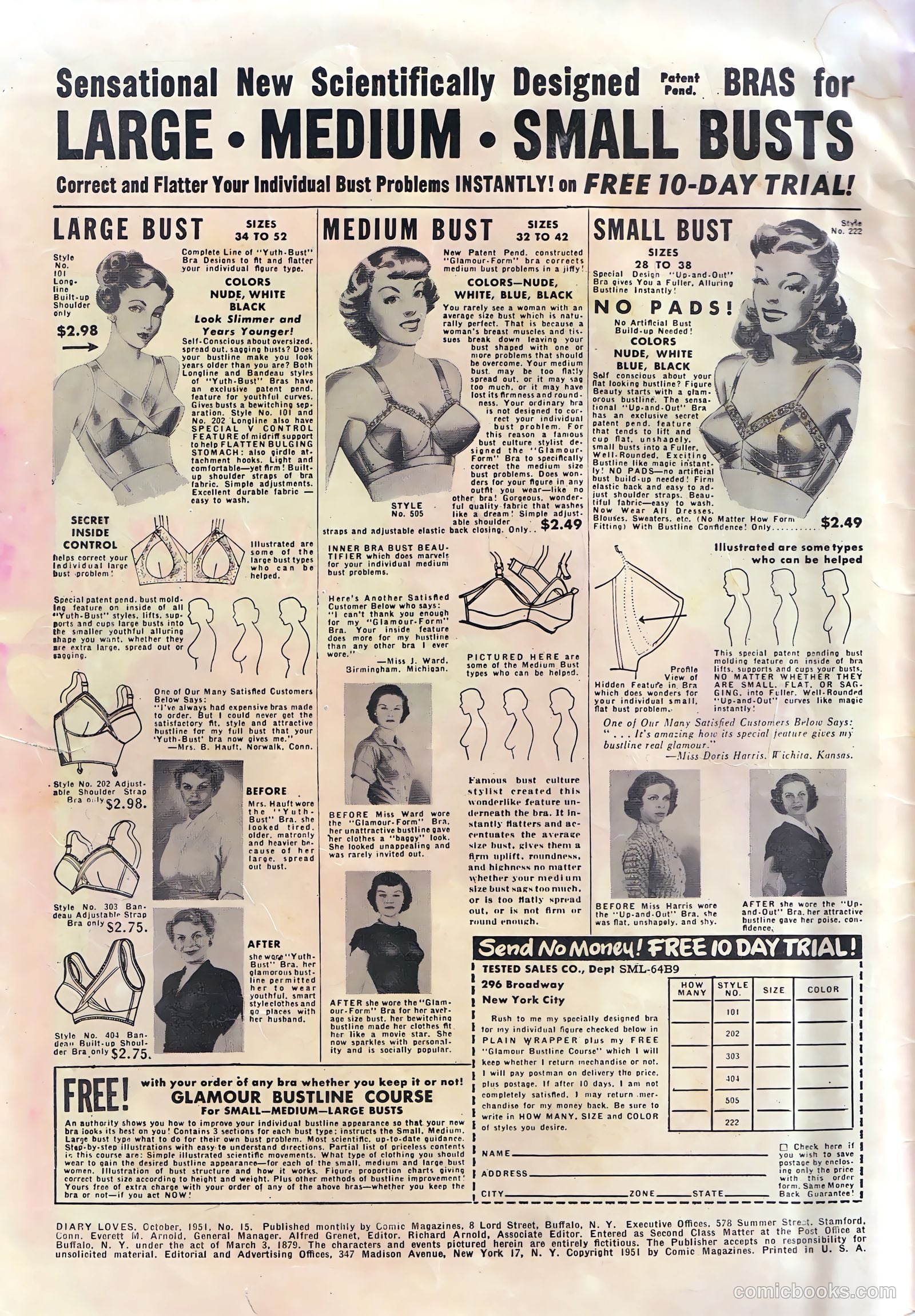 Diary Loves #15 (1951) — page 2 of 36