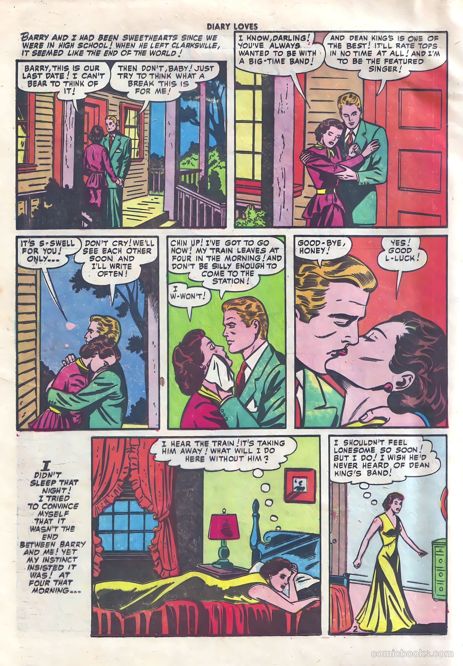 Diary Loves #15 (1951) — page 4 of 36