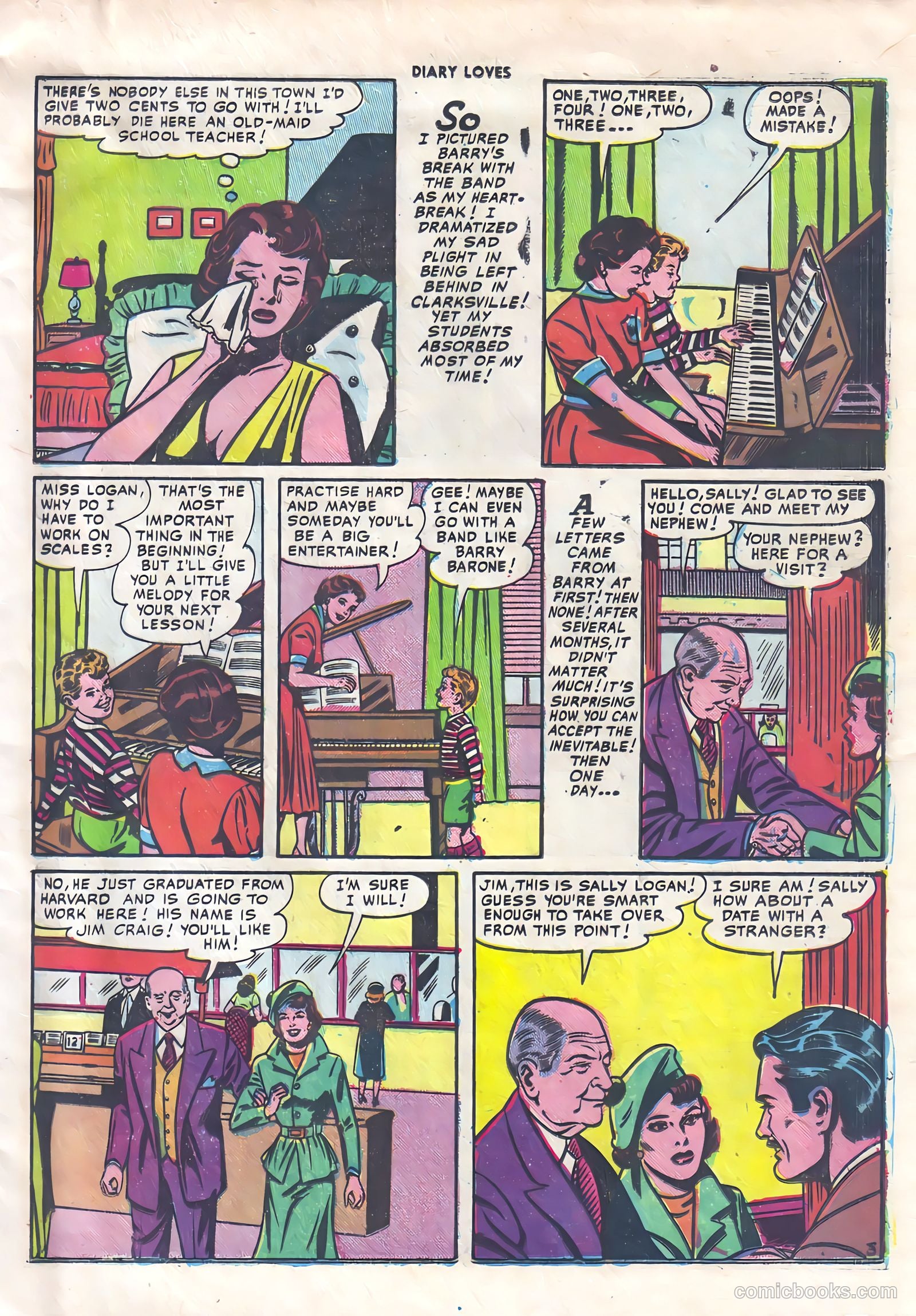 Diary Loves #15 (1951) — page 5 of 36