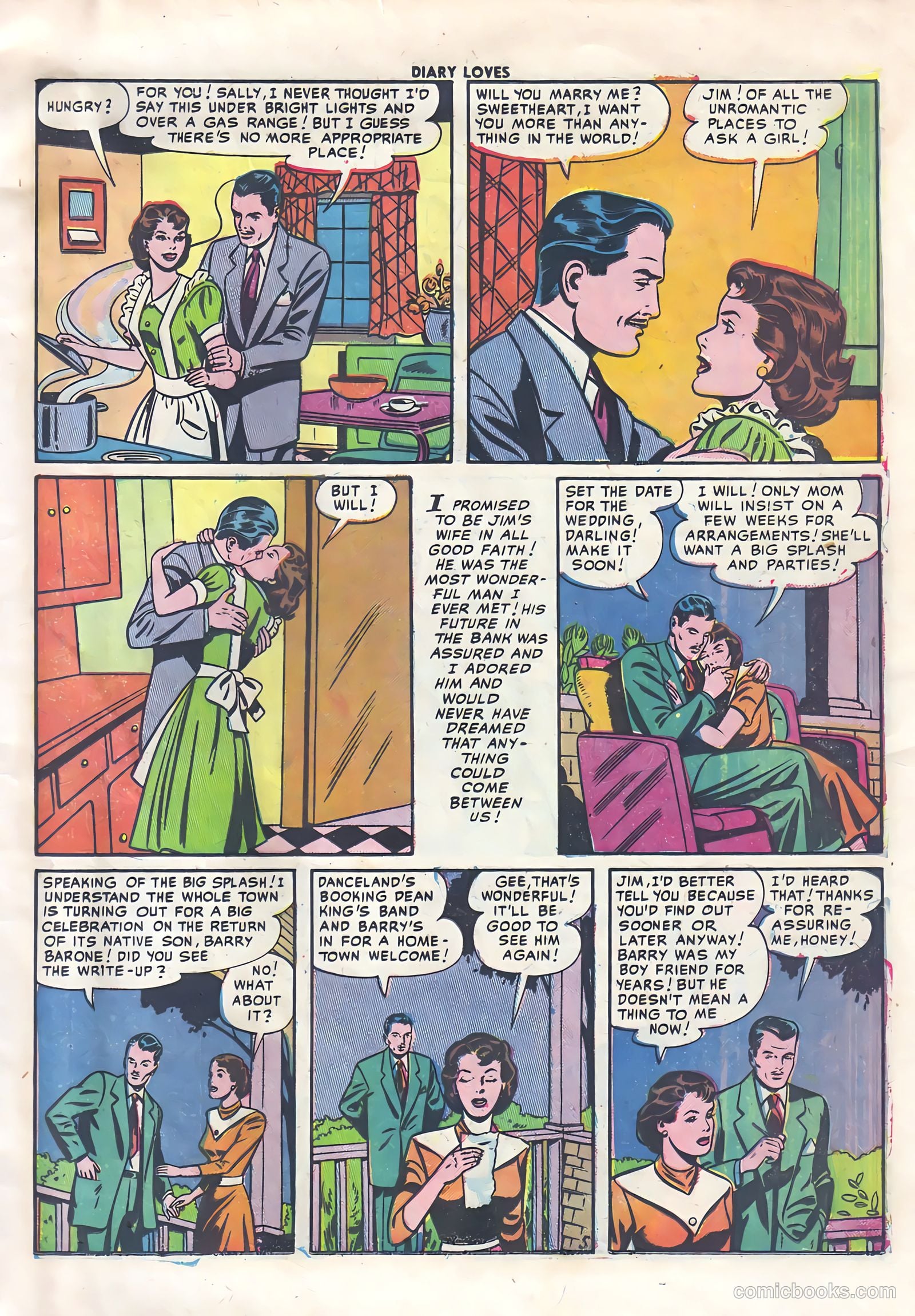 Diary Loves #15 (1951) — page 7 of 36