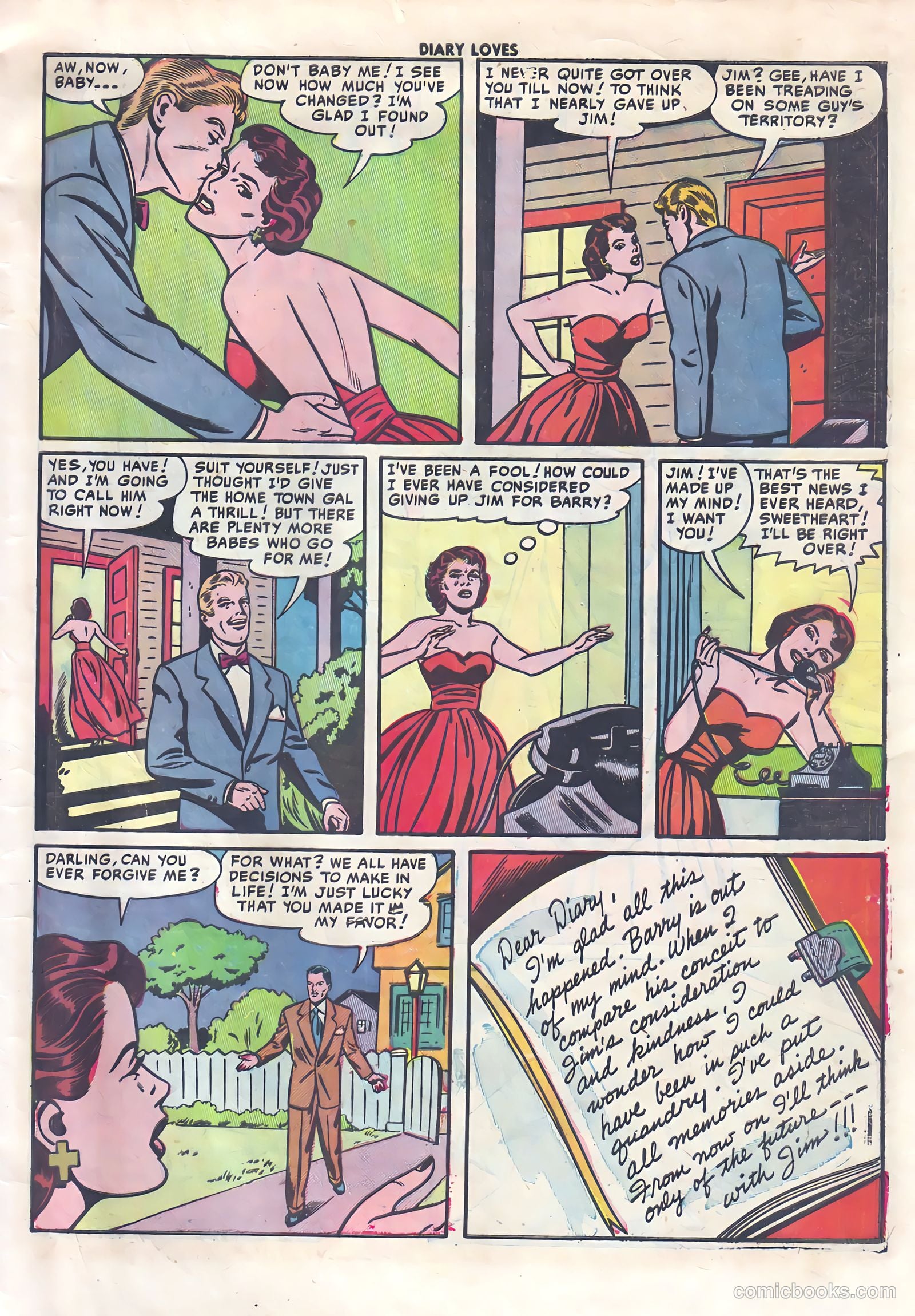 Diary Loves #15 (1951) — page 11 of 36