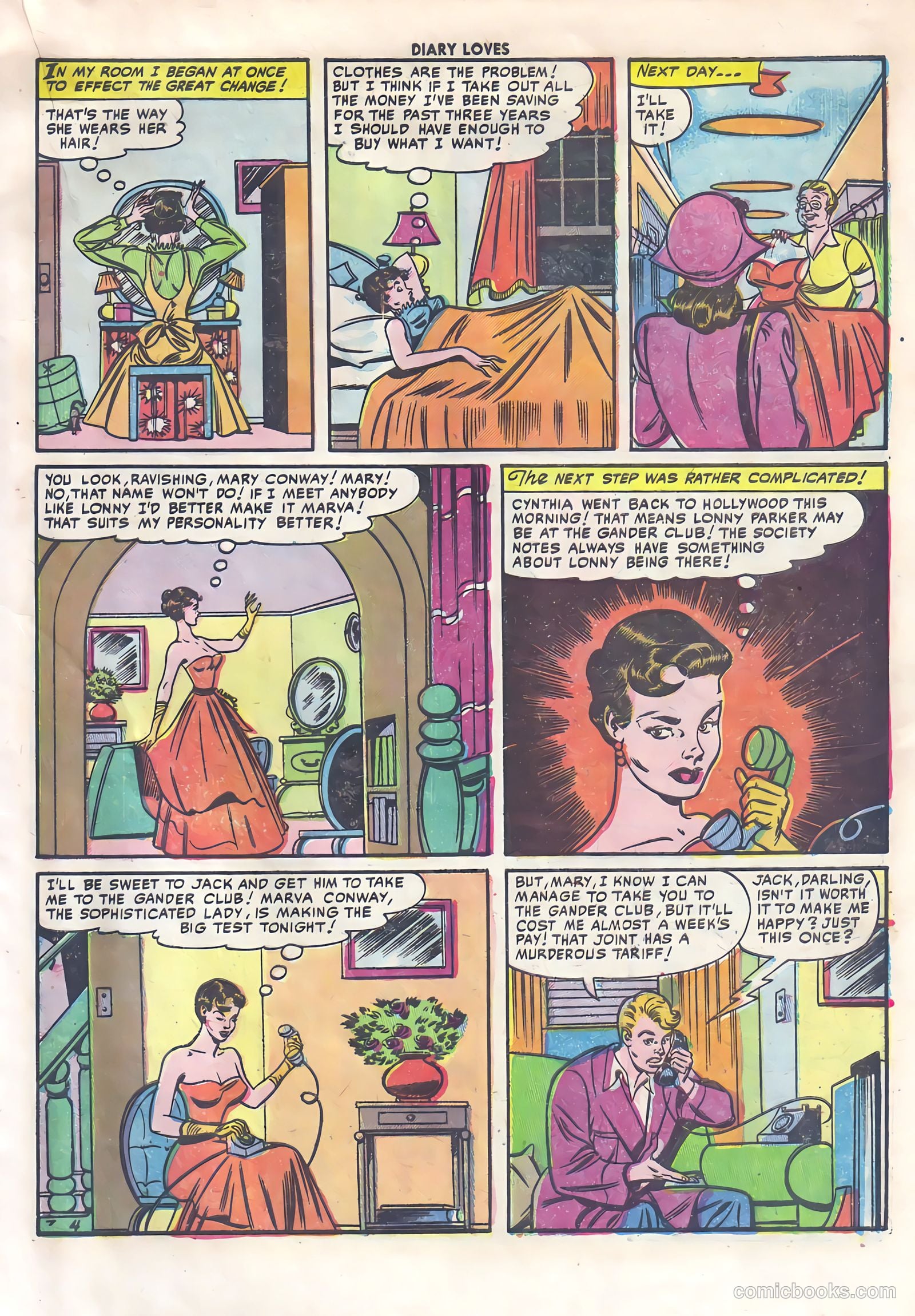 Diary Loves #15 (1951) — page 15 of 36