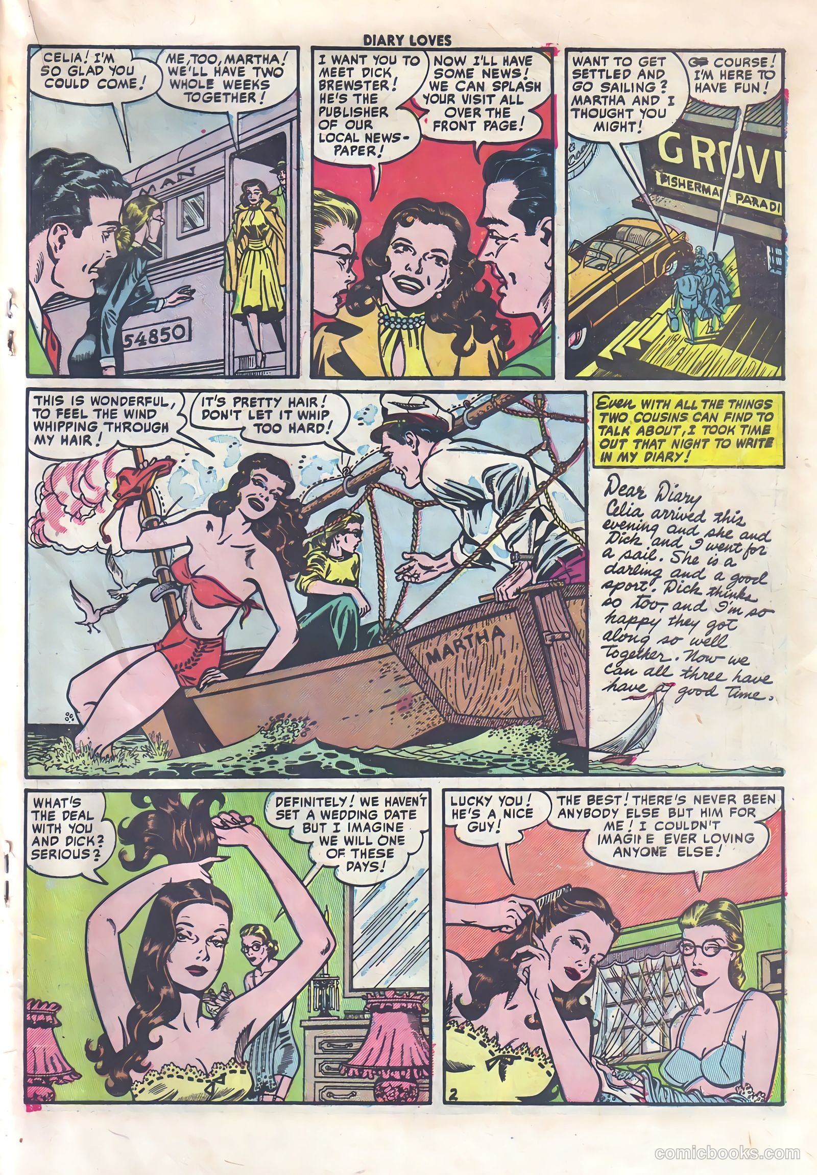 Diary Loves #15 (1951) — page 19 of 36