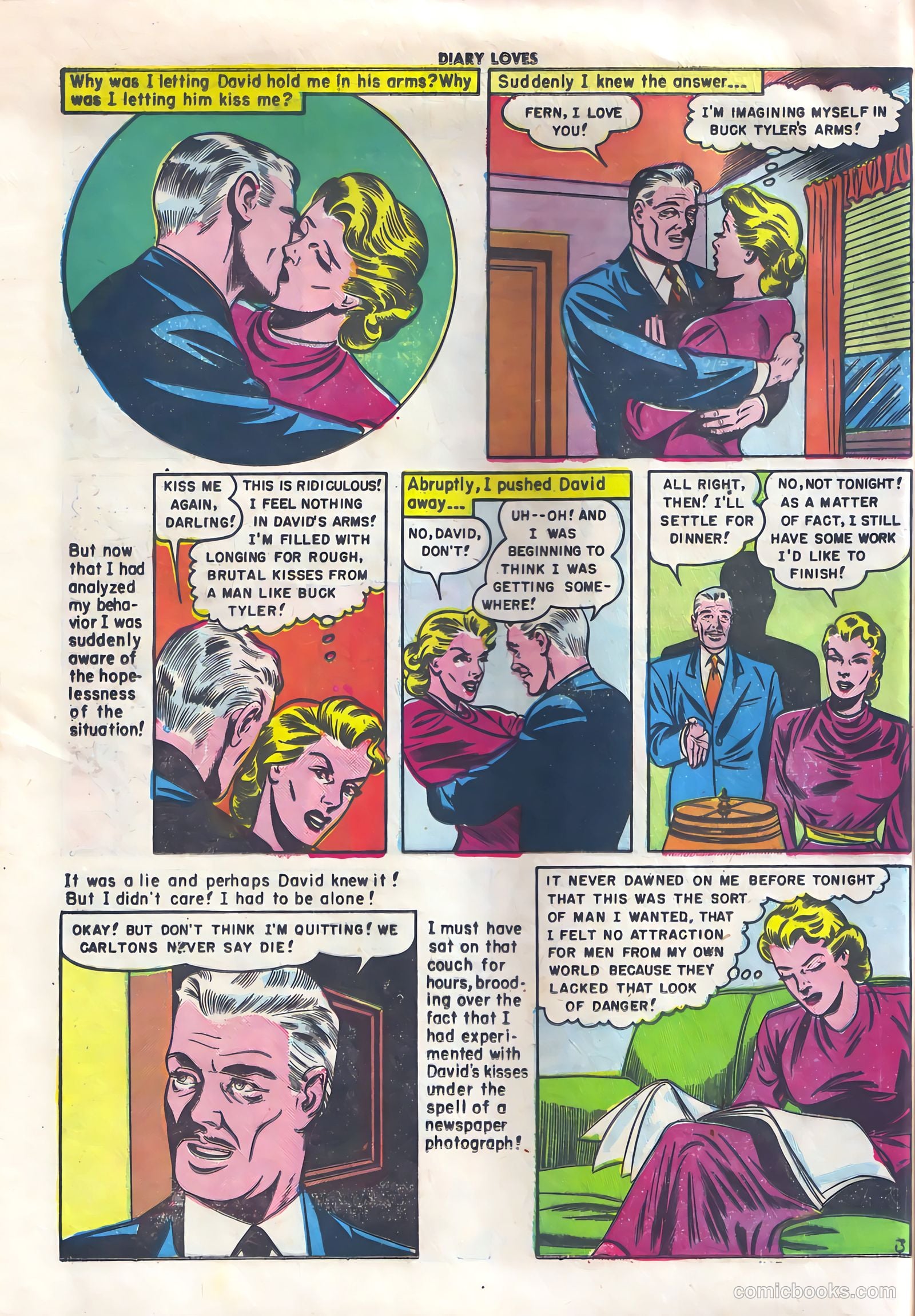Diary Loves #15 (1951) — page 28 of 36