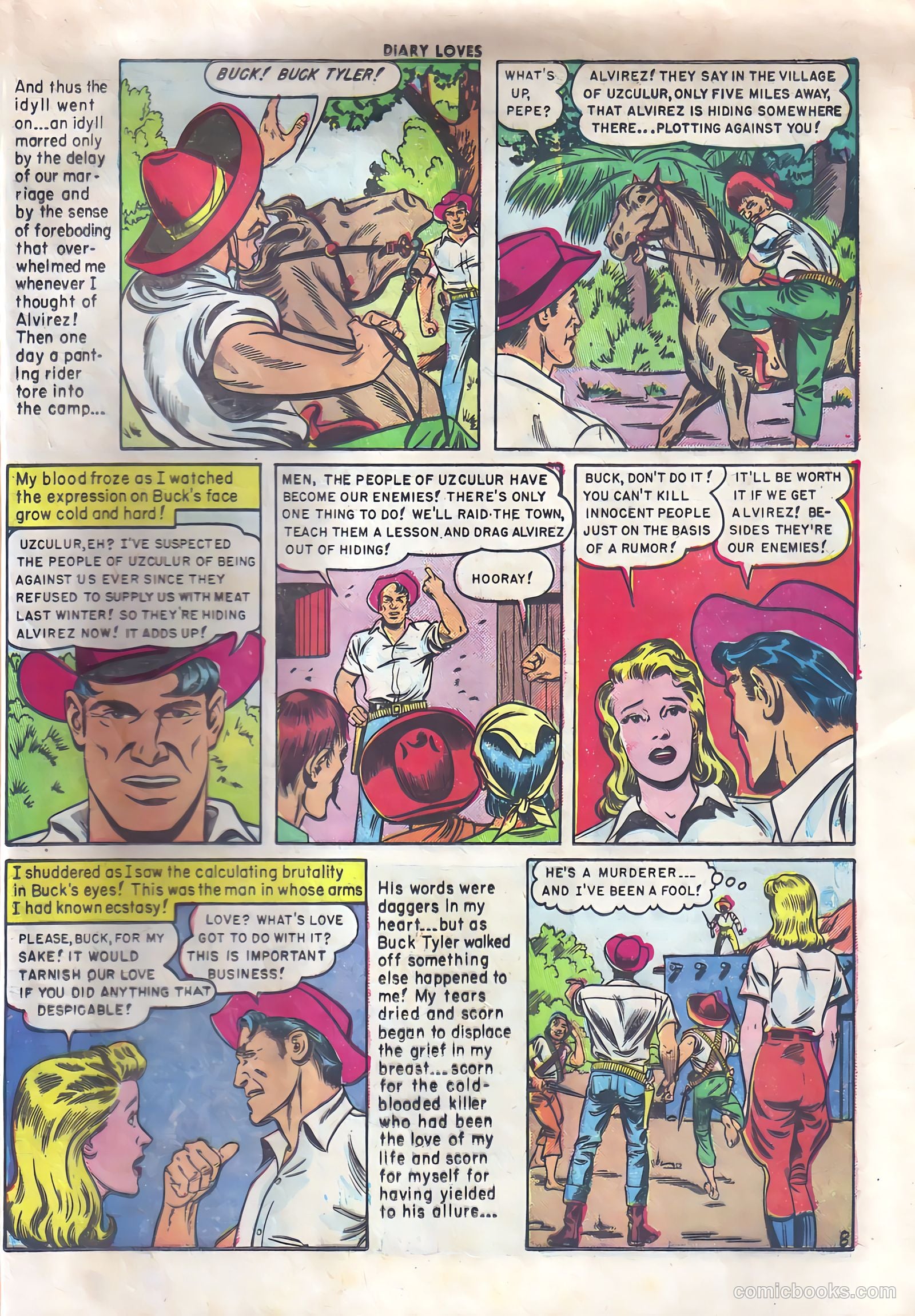 Diary Loves #15 (1951) — page 33 of 36