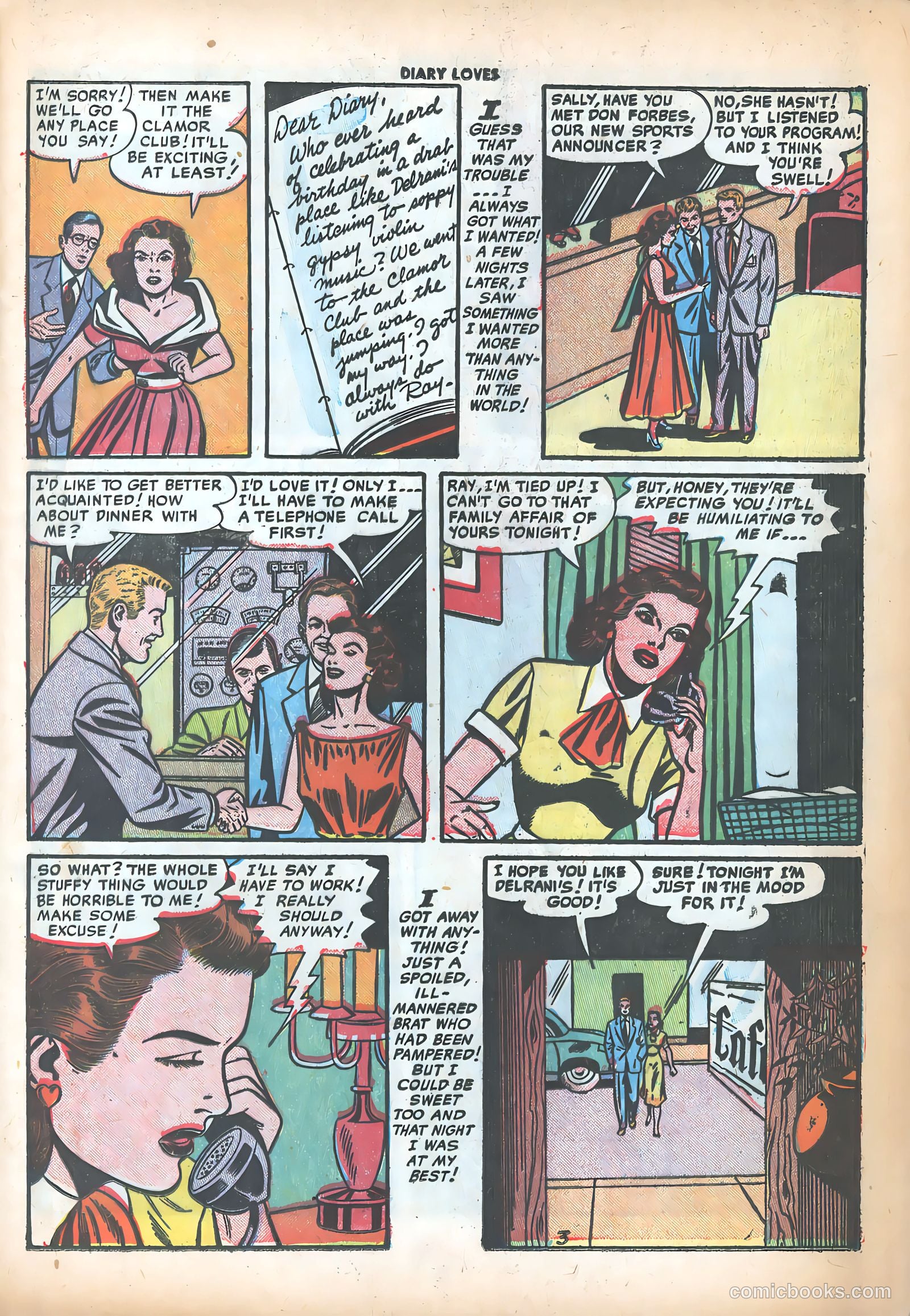 Diary Loves #16 (1951) — page 5 of 36