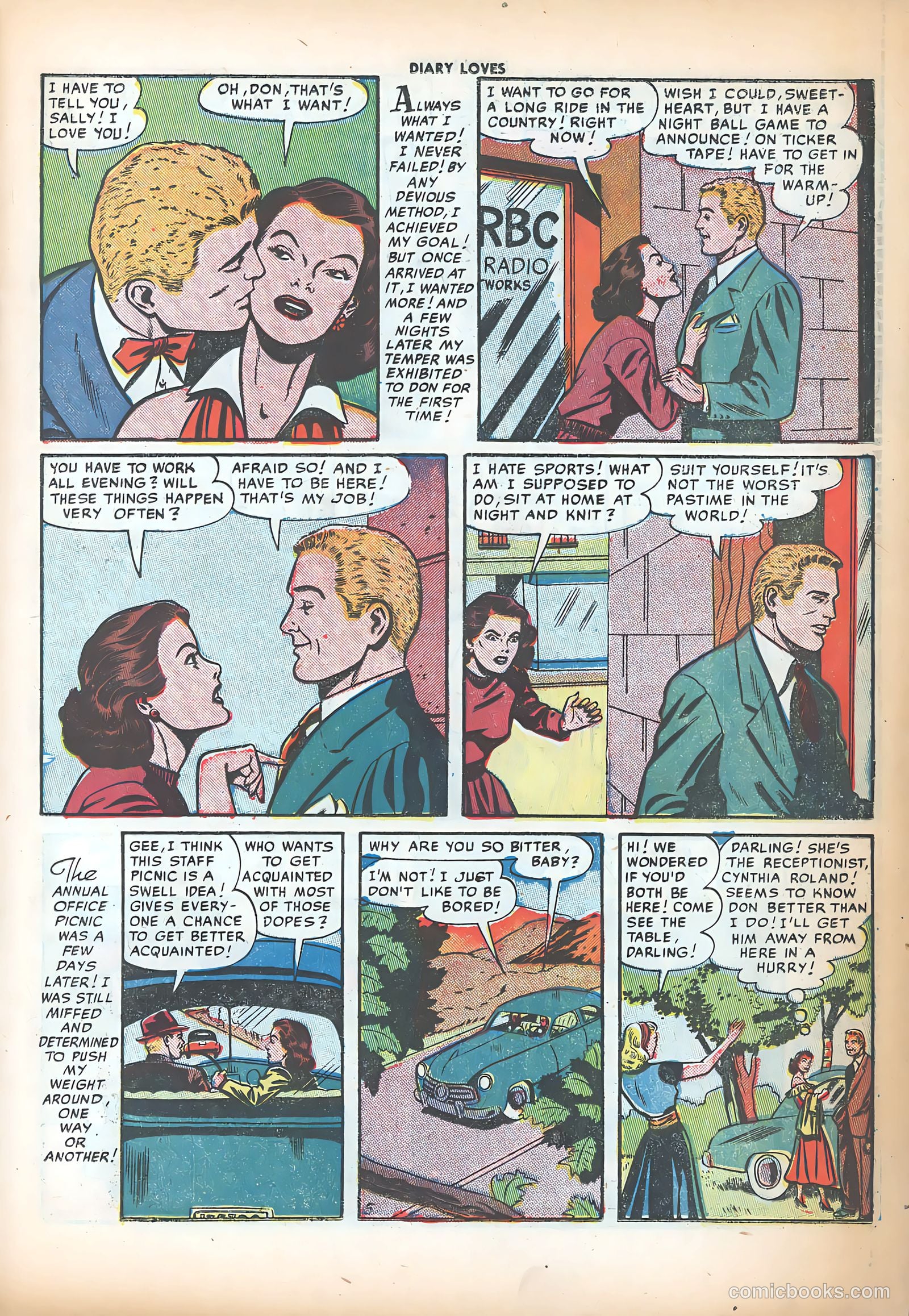 Diary Loves #16 (1951) — page 7 of 36