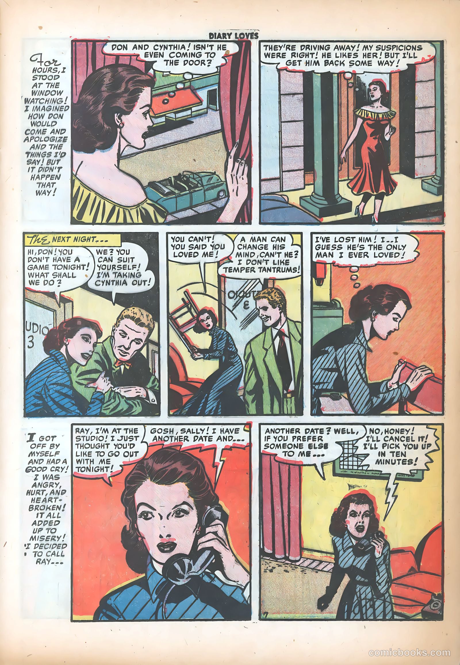 Diary Loves #16 (1951) — page 9 of 36
