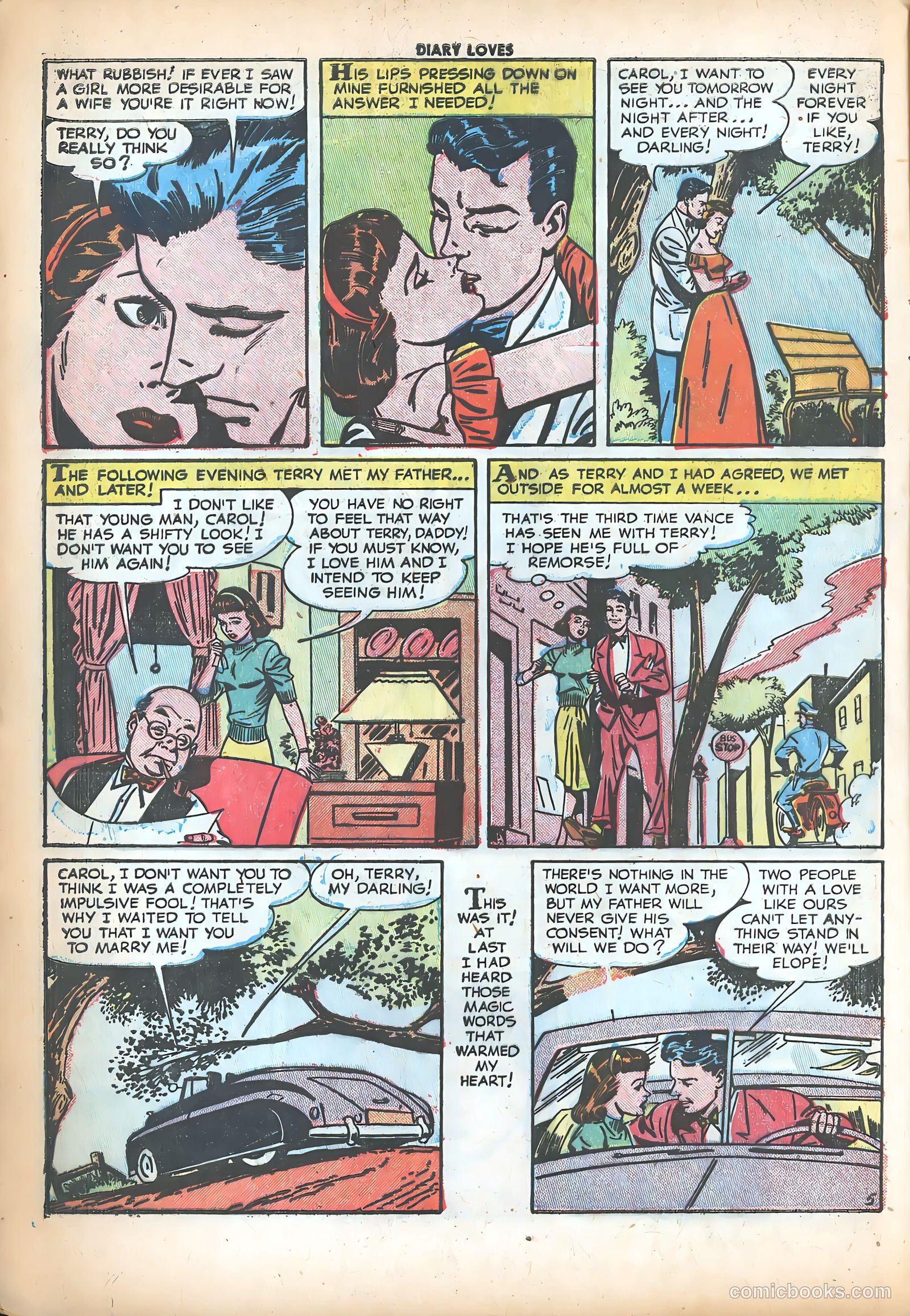 Diary Loves #16 (1951) — page 16 of 36