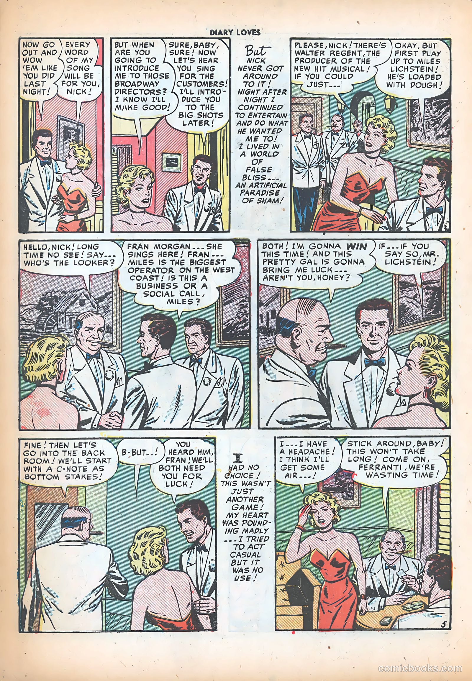 Diary Loves #16 (1951) — page 22 of 36