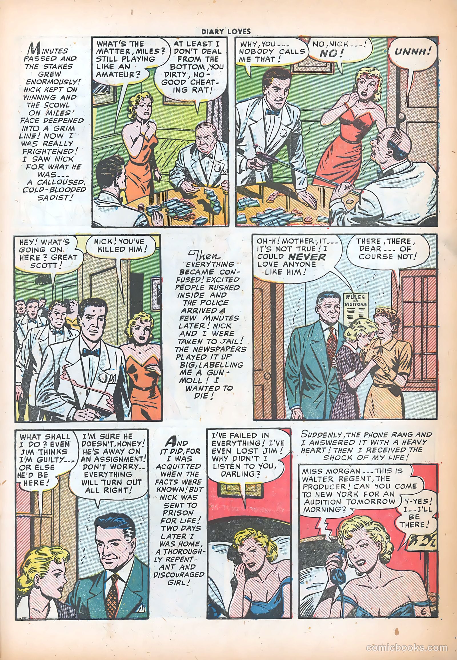 Diary Loves #16 (1951) — page 23 of 36