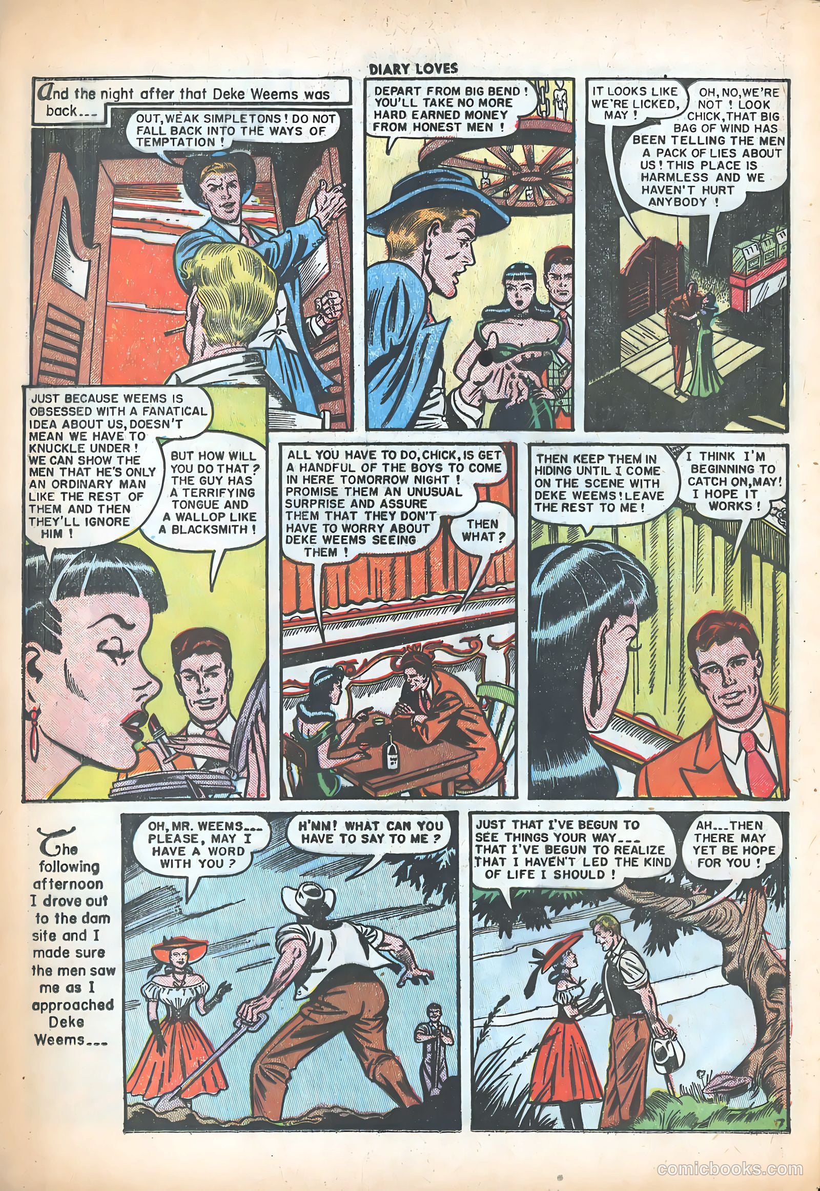 Diary Loves #16 (1951) — page 32 of 36