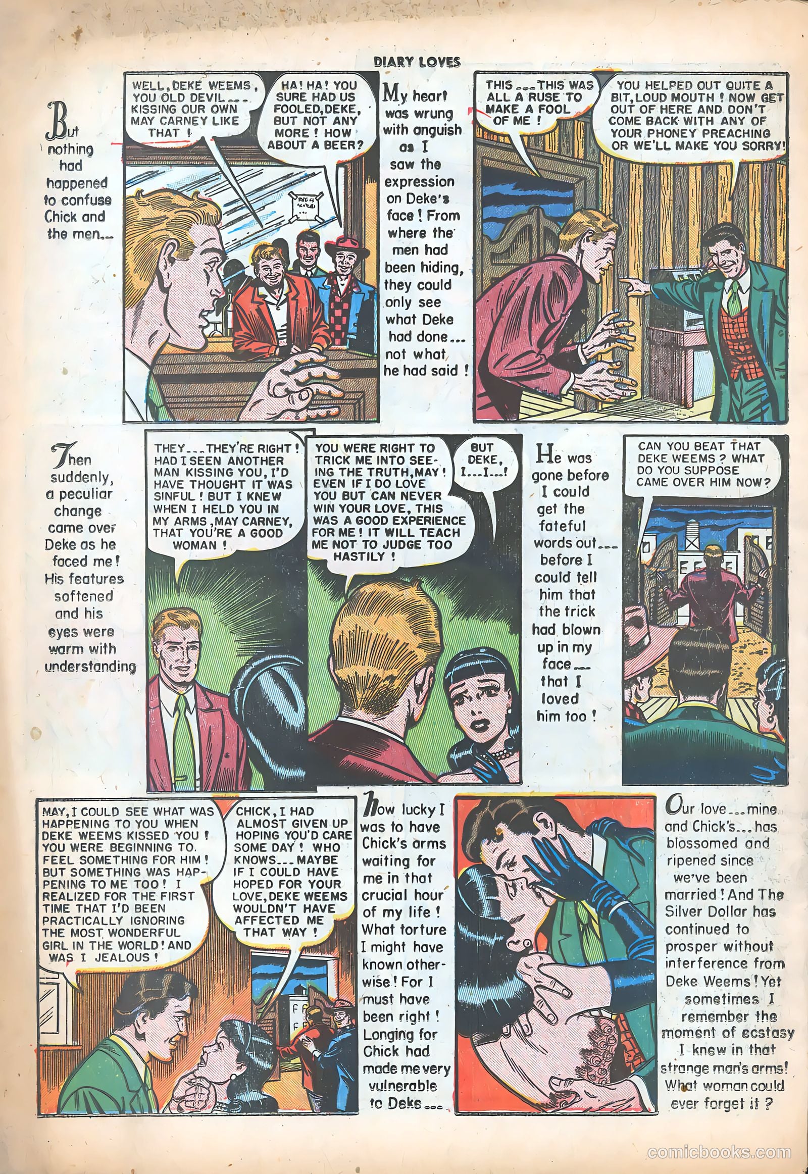 Diary Loves #16 (1951) — page 34 of 36
