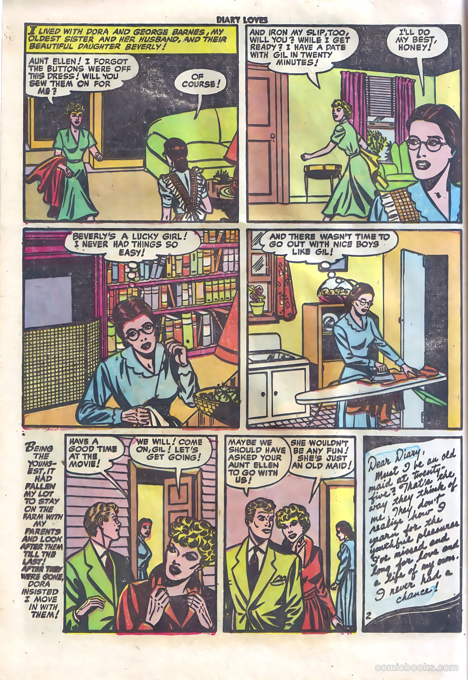 Diary Loves #17 (1951) — page 4 of 36