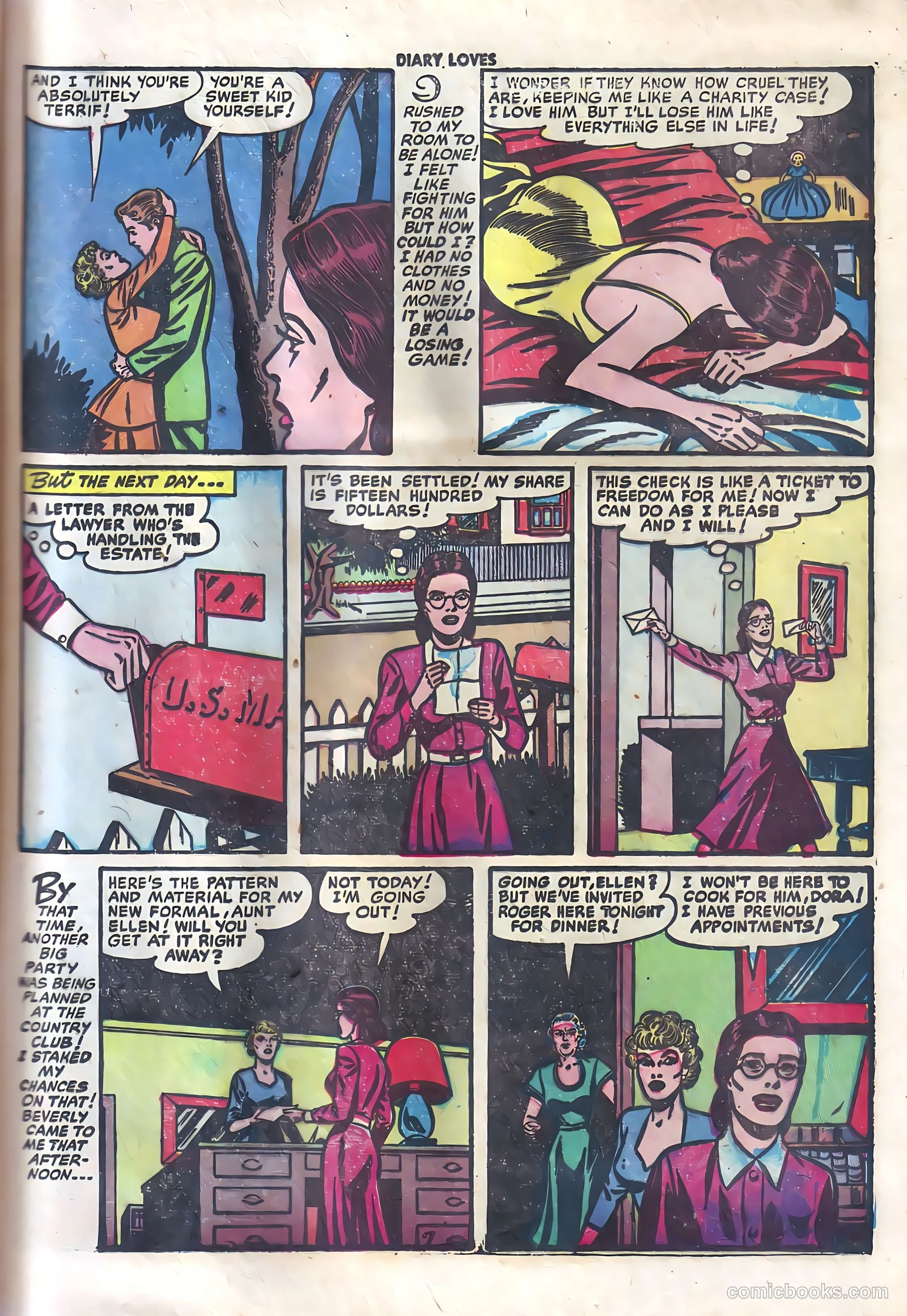 Diary Loves #17 (1951) — page 9 of 36