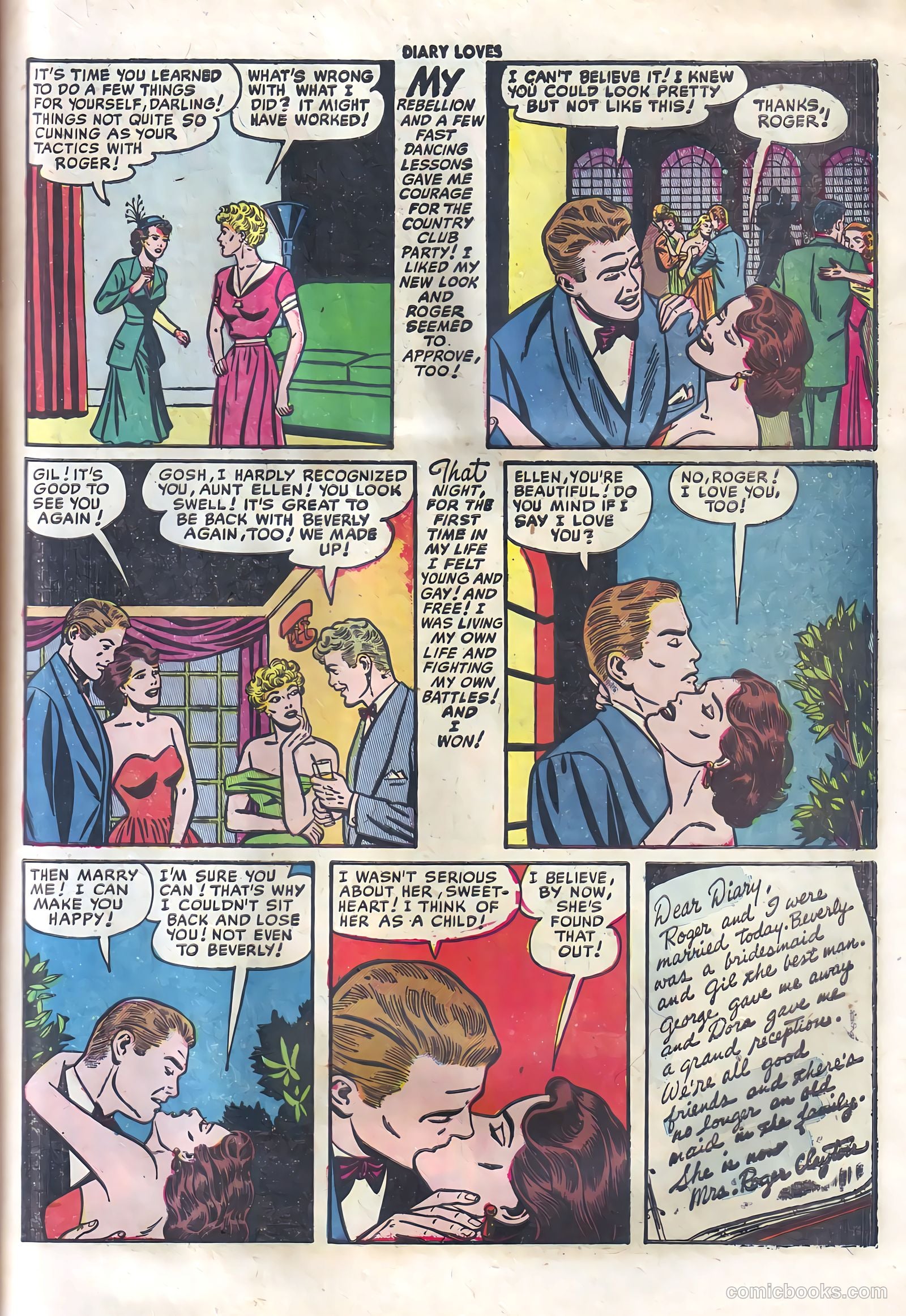Diary Loves #17 (1951) — page 11 of 36