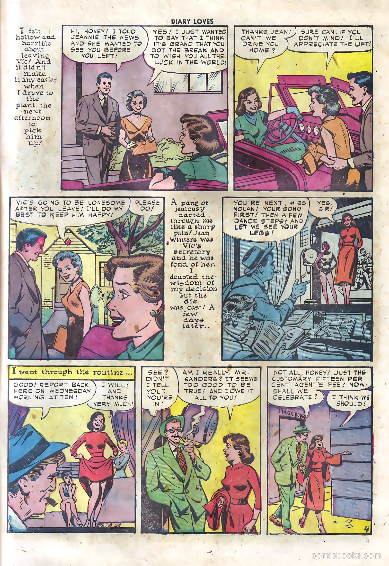 Diary Loves #17 (1951) — page 15 of 36