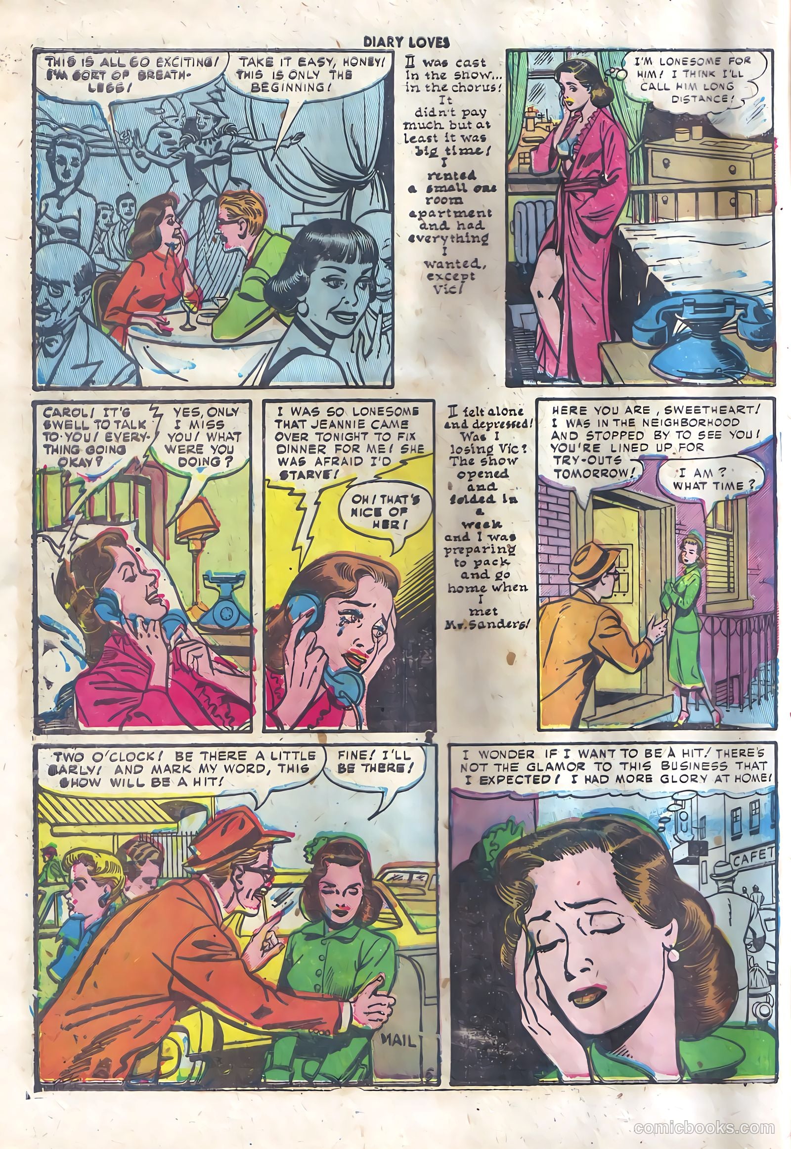 Diary Loves #17 (1951) — page 16 of 36