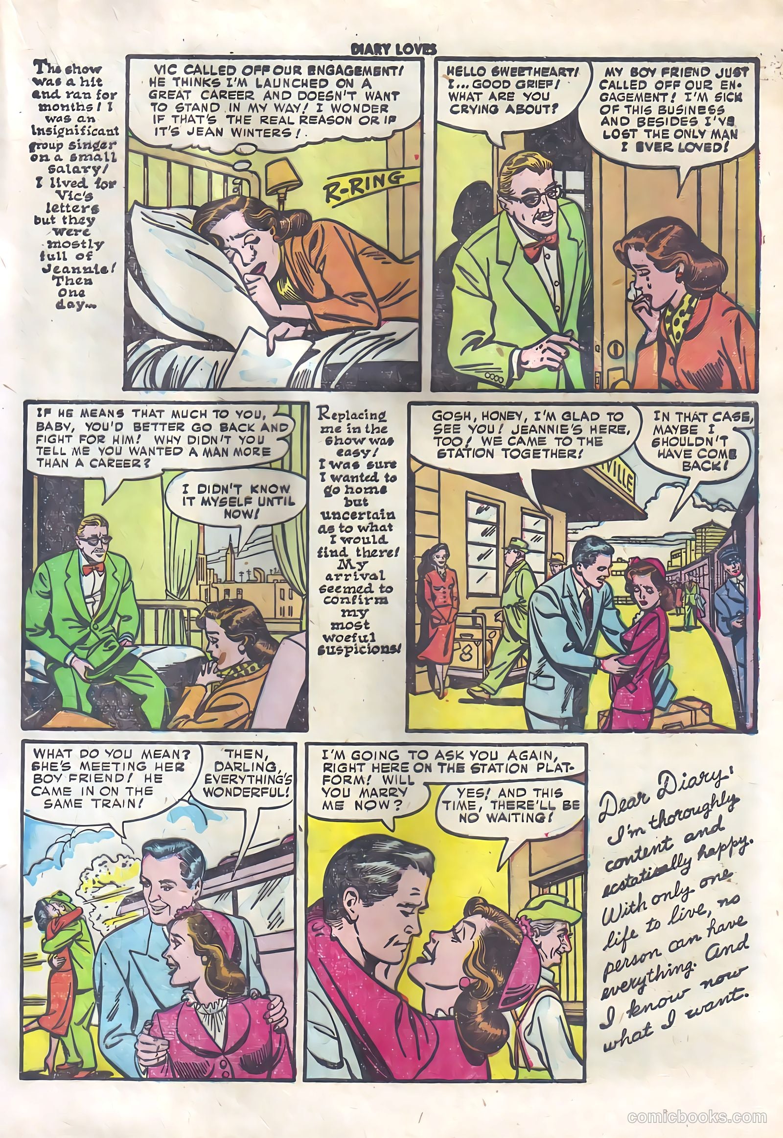Diary Loves #17 (1951) — page 17 of 36