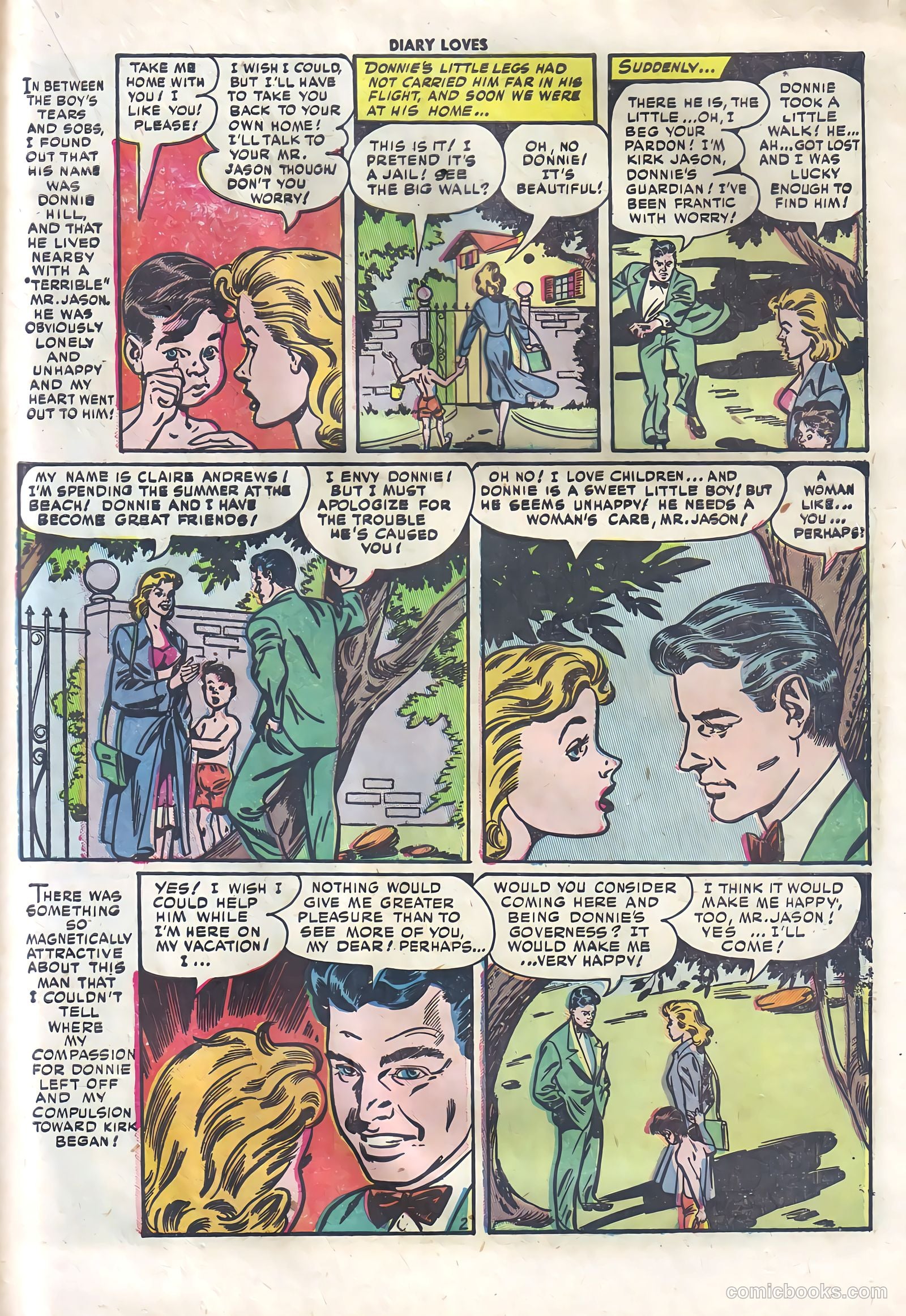 Diary Loves #17 (1951) — page 19 of 36