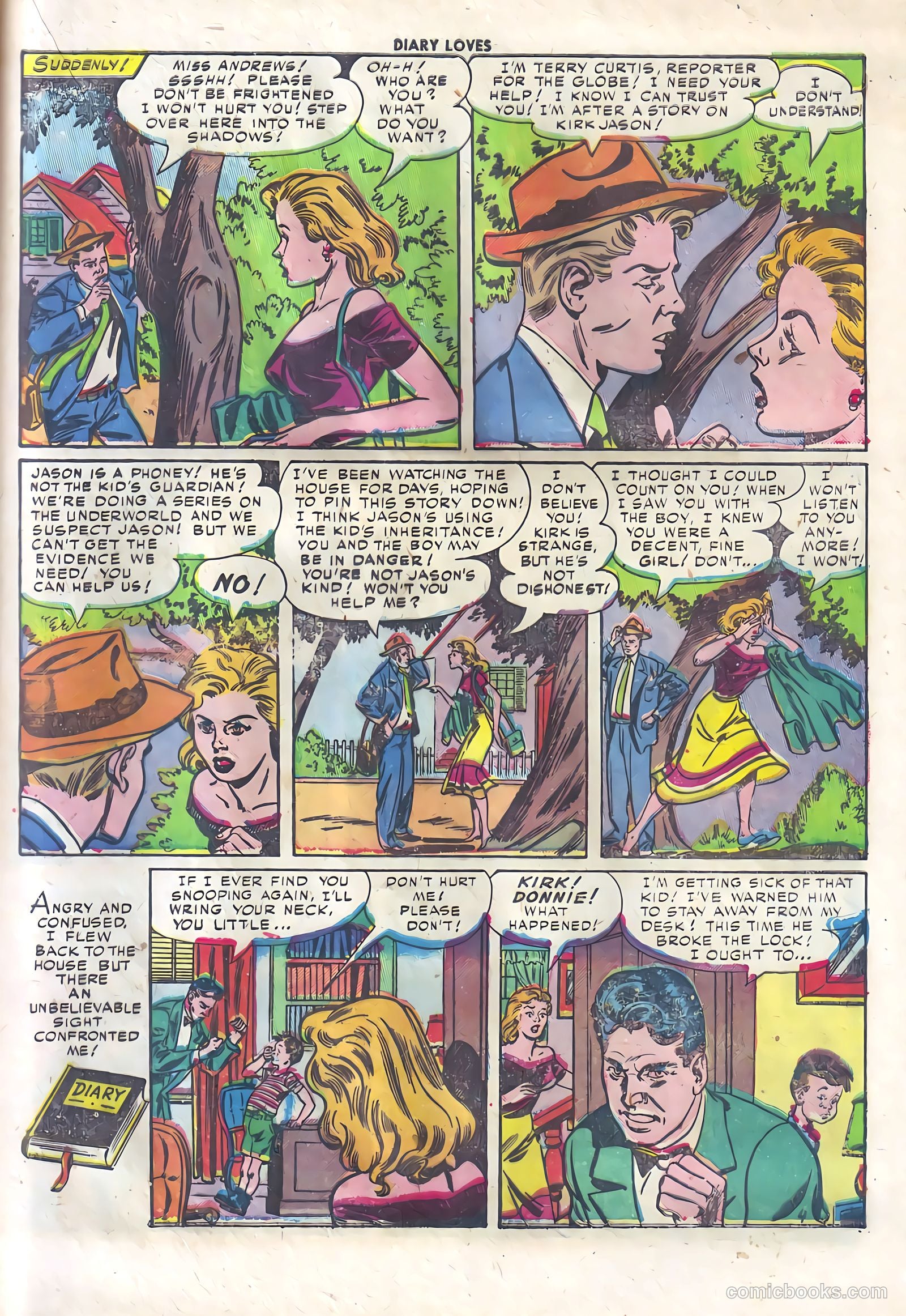 Diary Loves #17 (1951) — page 21 of 36